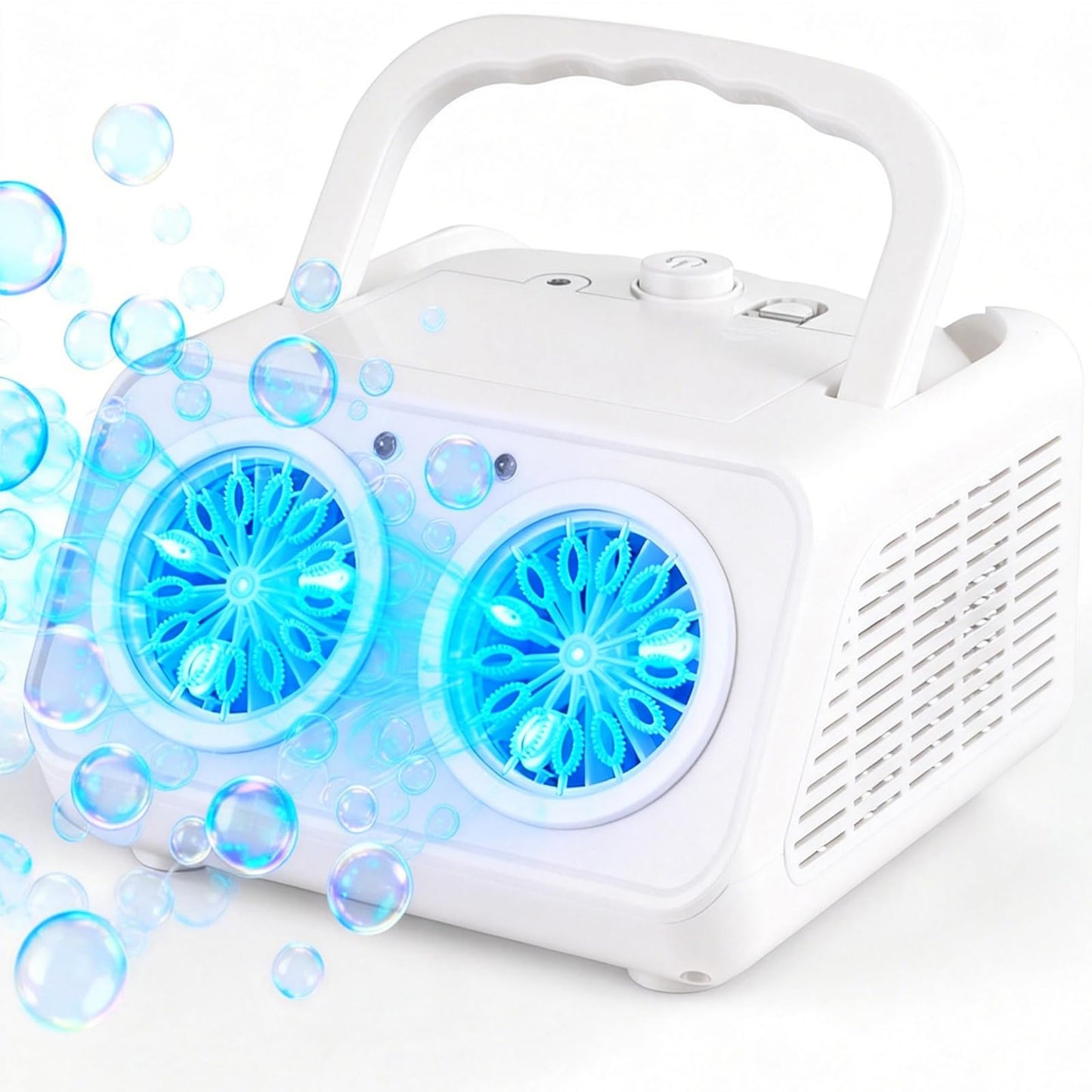 Bttyu Dual-Fan Bubble Machine | 20,000+ Bubbles/Min for Outdoor Events, Weddings & Parties