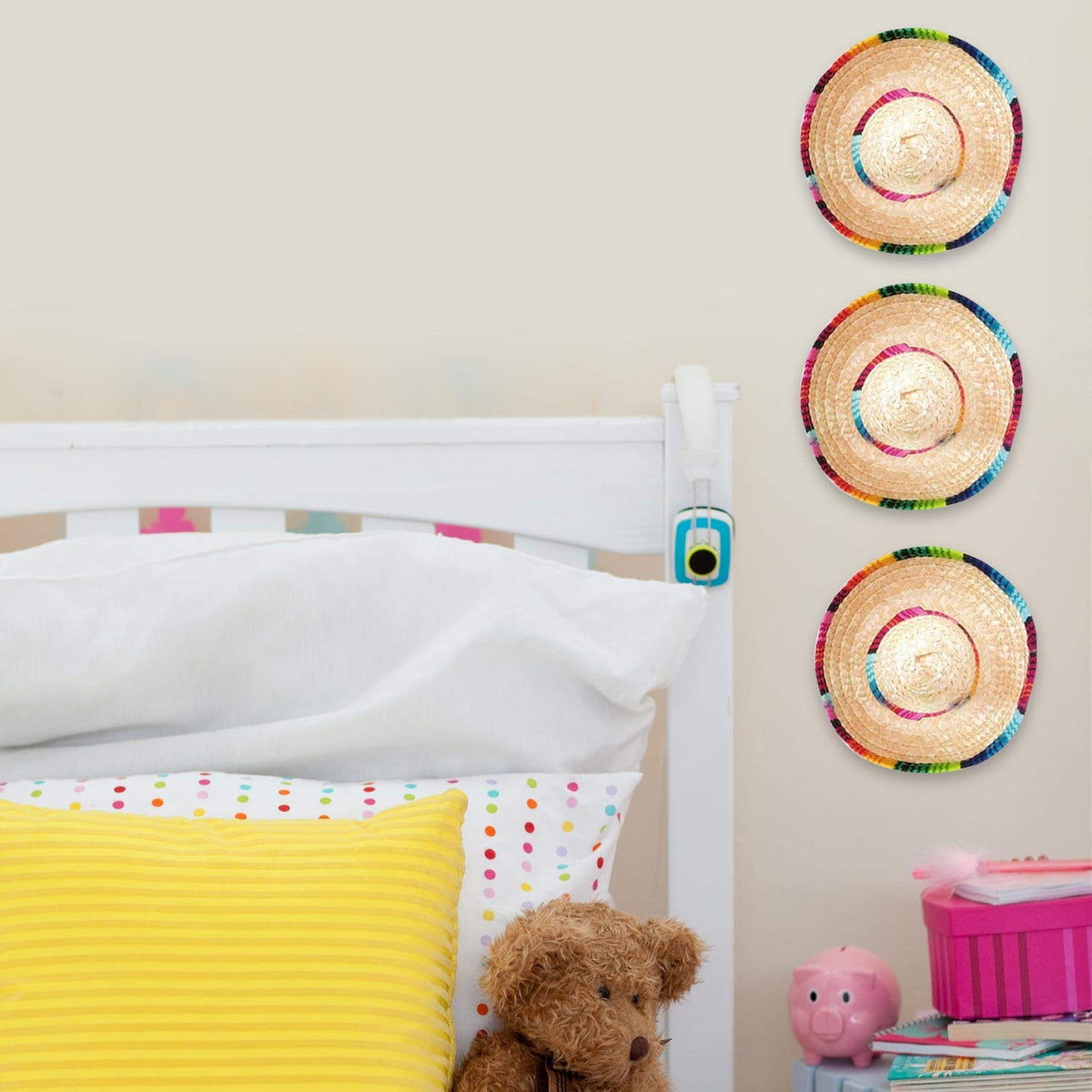 BTYMS 8 Pieces Mini Sombrero Hats – 5.9 Inch Party Decor for Table, Dolls, and Pets