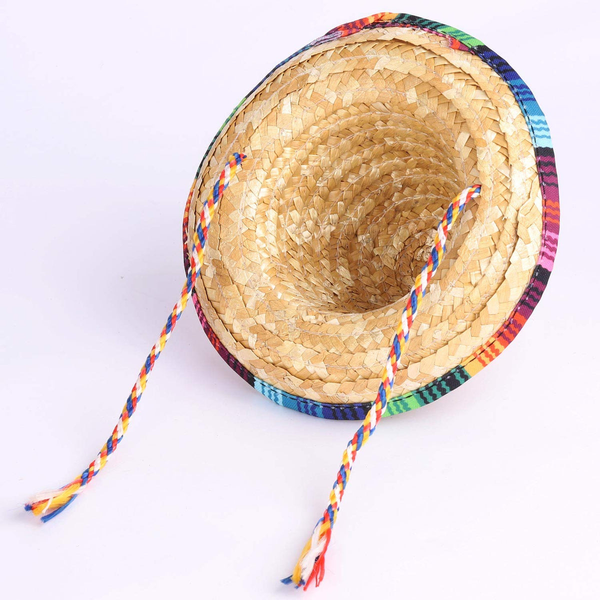 BTYMS 8 Pieces Mini Sombrero Hats – 5.9 Inch Party Decor for Table, Dolls, and Pets