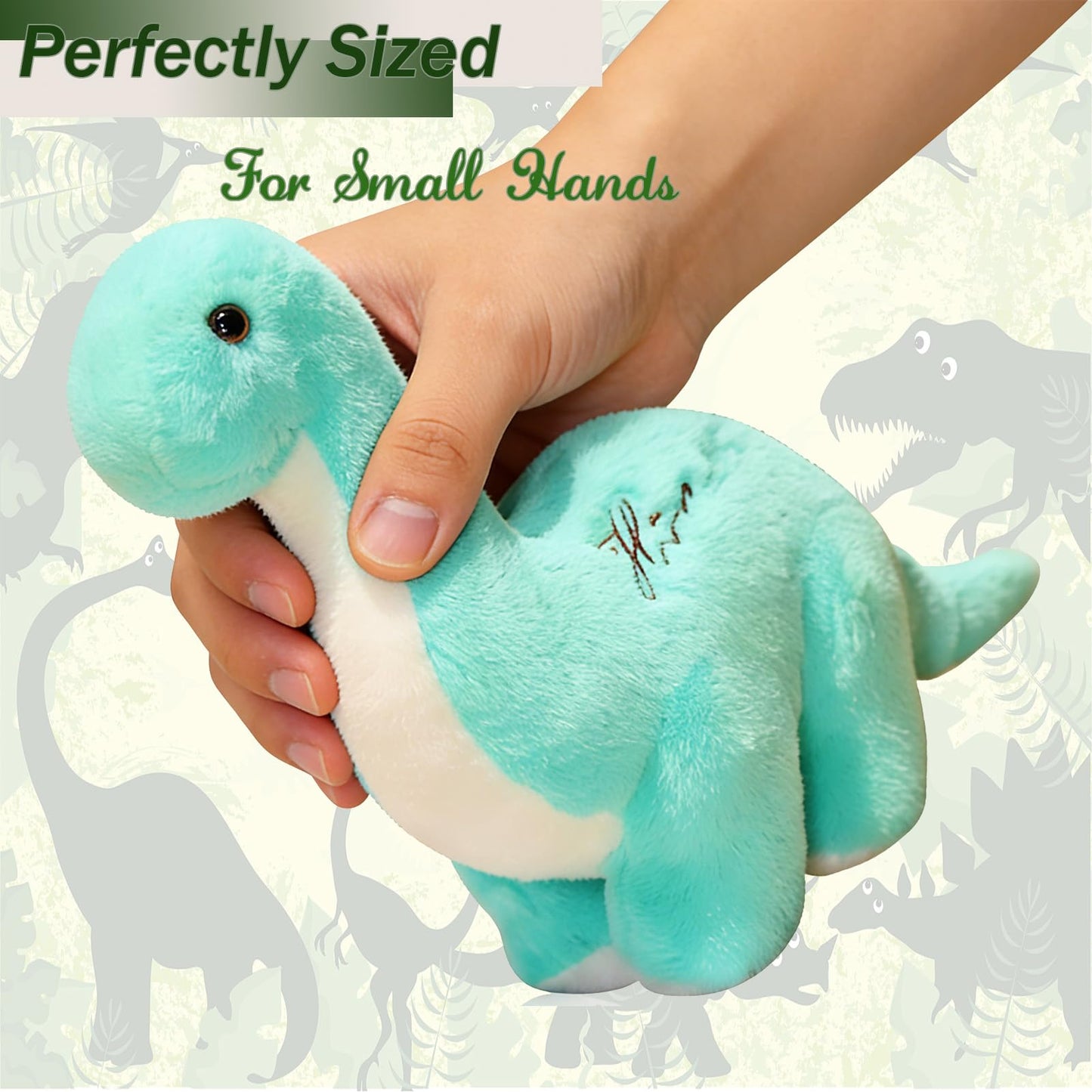 BUALR Dinosaur Stuffed Animal Toys – 9.8in Plush Egg Surprise