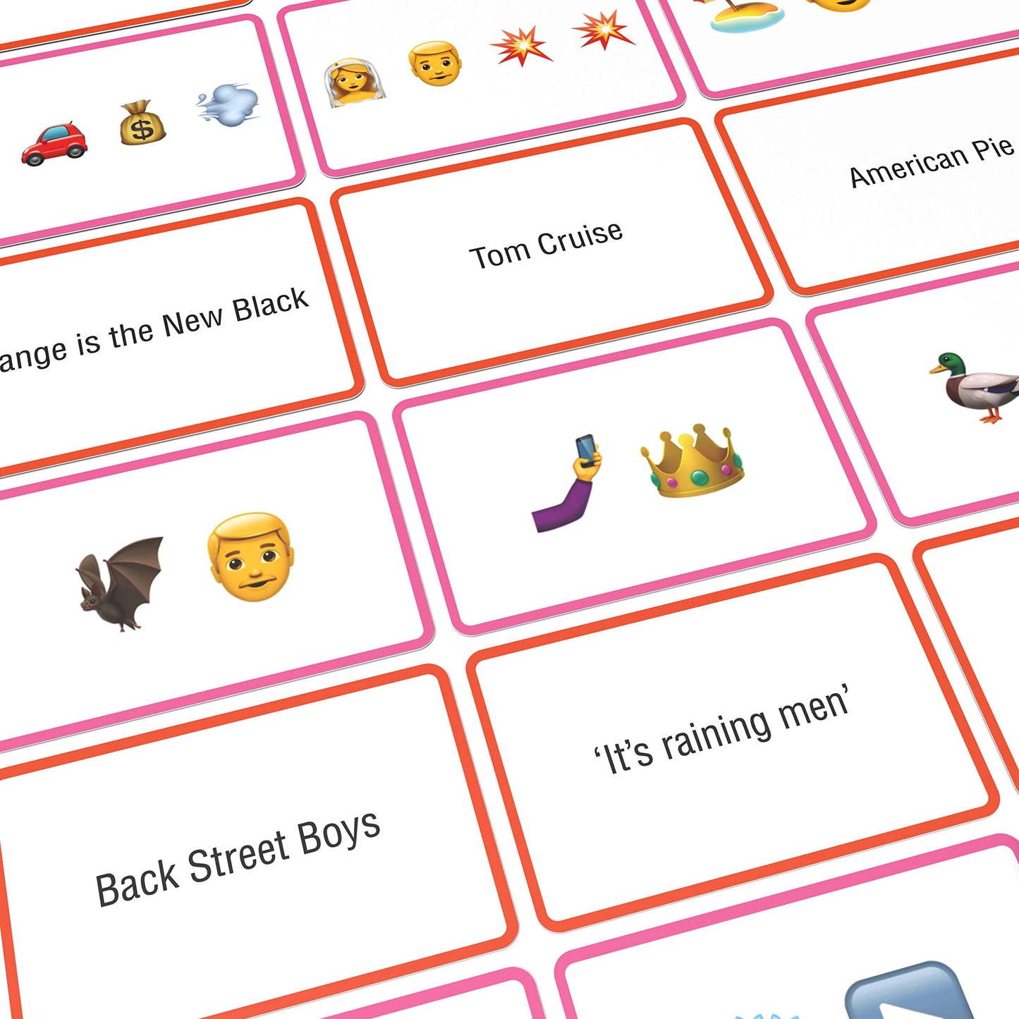 Bubblegum Stuff Name The Emoticon Game - Pop Culture Edition | Emoji Flash Card Board Game