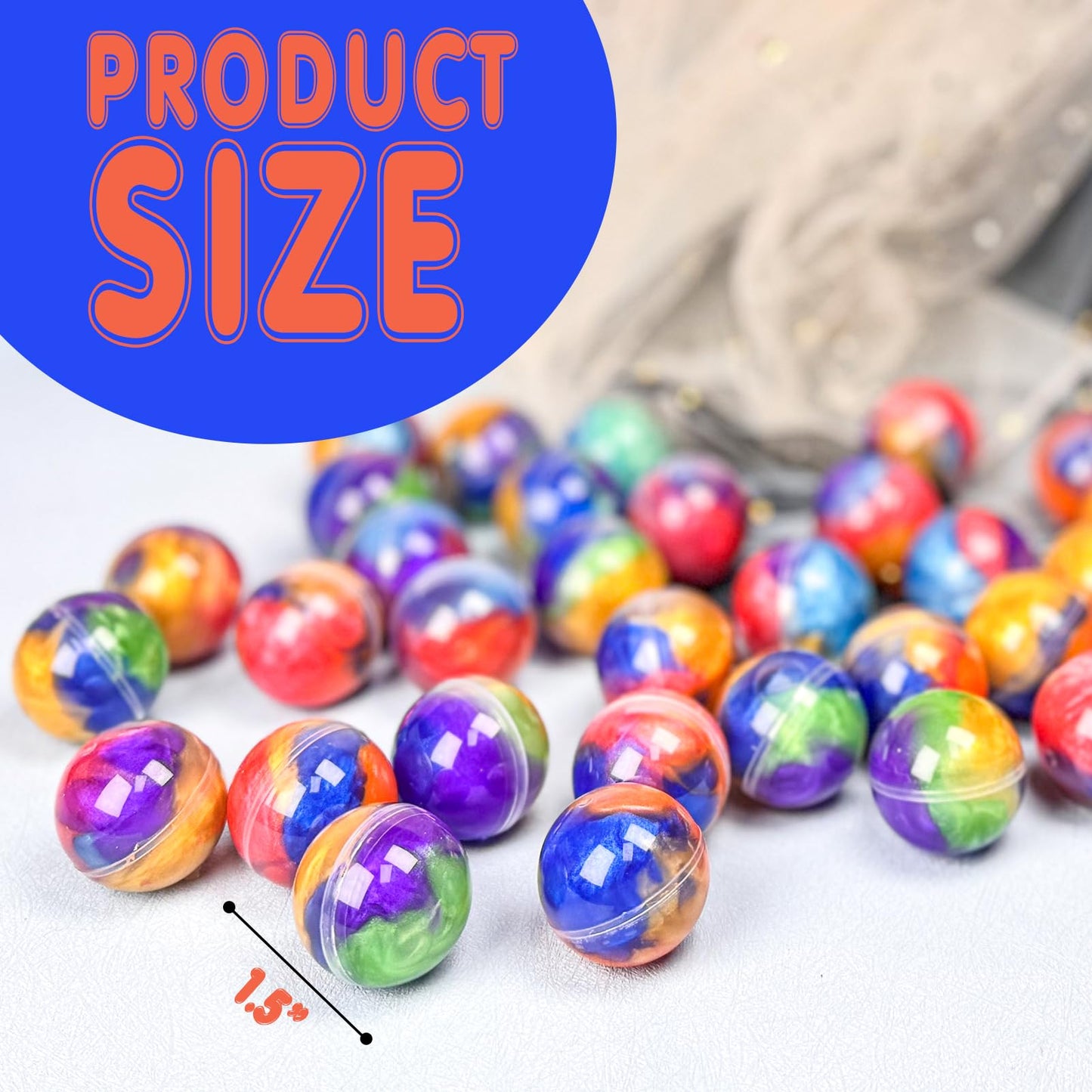 Bucaikein Galaxy Slime Balls – 36 Pack Non-Sticky Slime Toys for Classroom Prizes & Party Favors