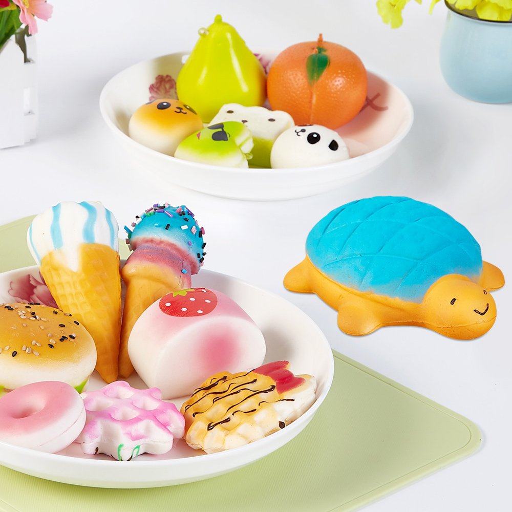BUDI Party Favors 30Pcs Kawaii Squishies – Slow Rising Toys & Stocking Stuffers