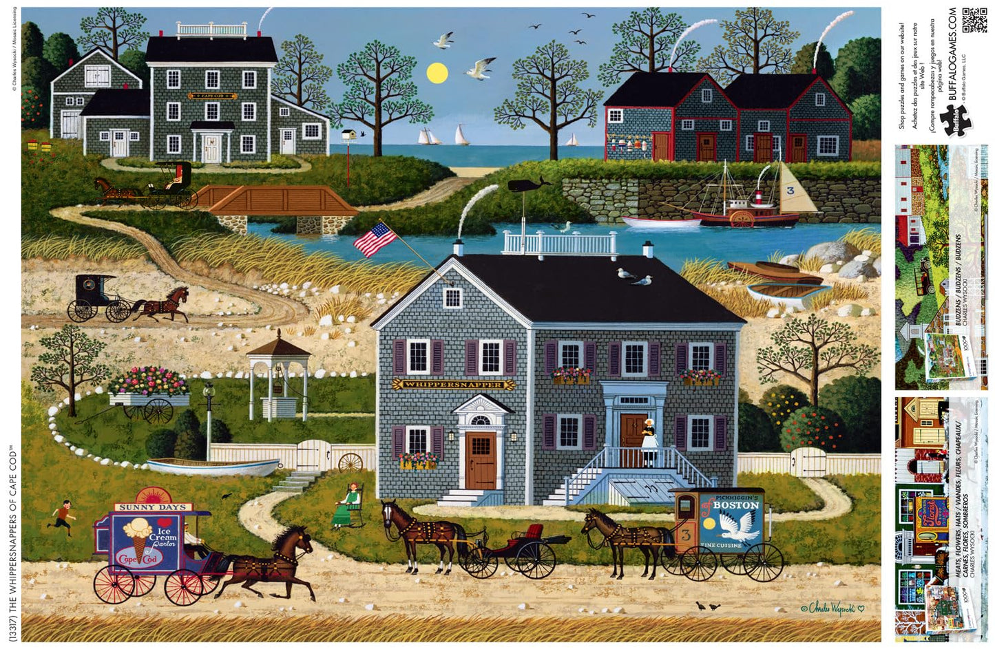 Buffalo Games - Charles Wysocki The Whippersnappers of Cape Cod 1000-Piece Puzzle