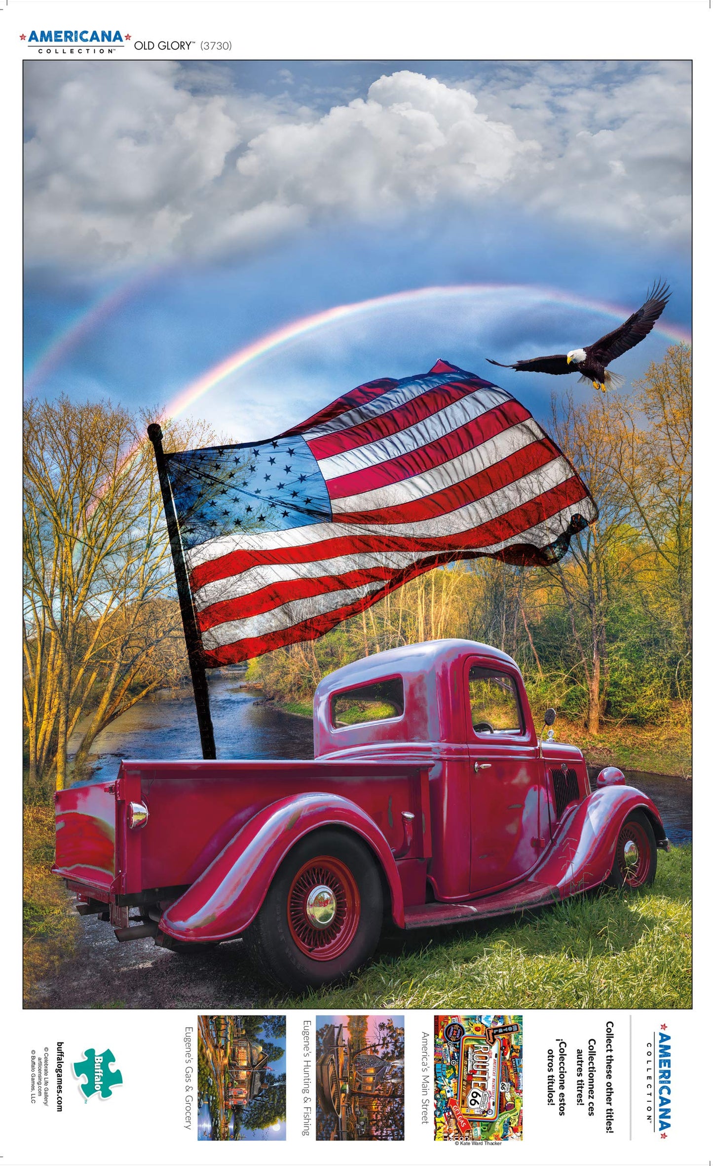 Buffalo Games Celebrate Life Gallery Old Glory 500-Piece Jigsaw Puzzle – Americana Collection