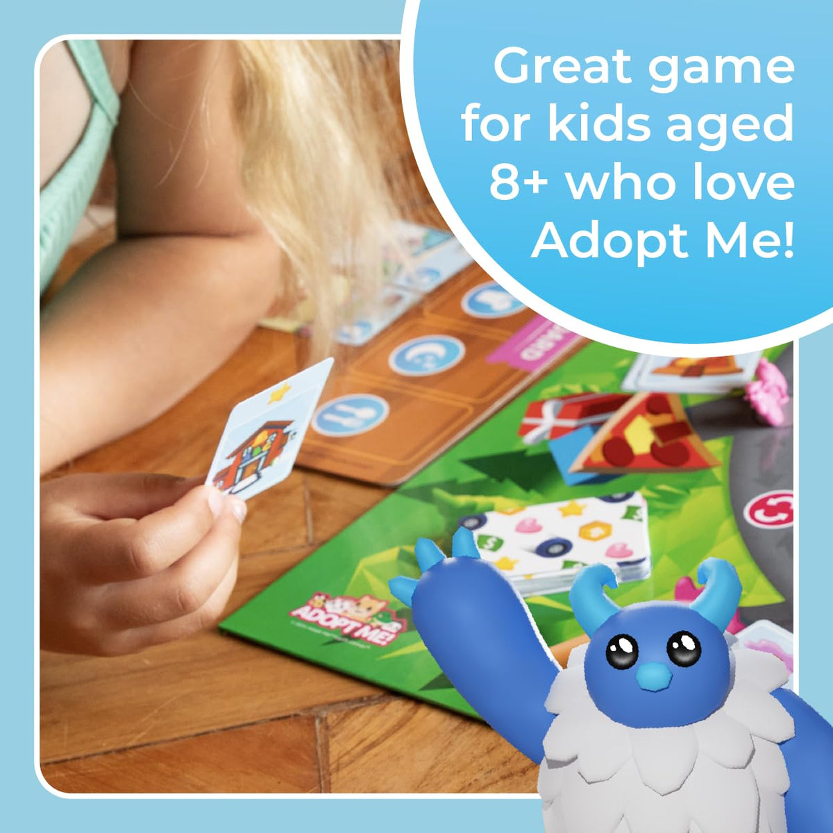 Buffalo Games Adopt Me Board Game – Egg Hatching Fun, Strategy for 2–4 Players (Ages 7+)