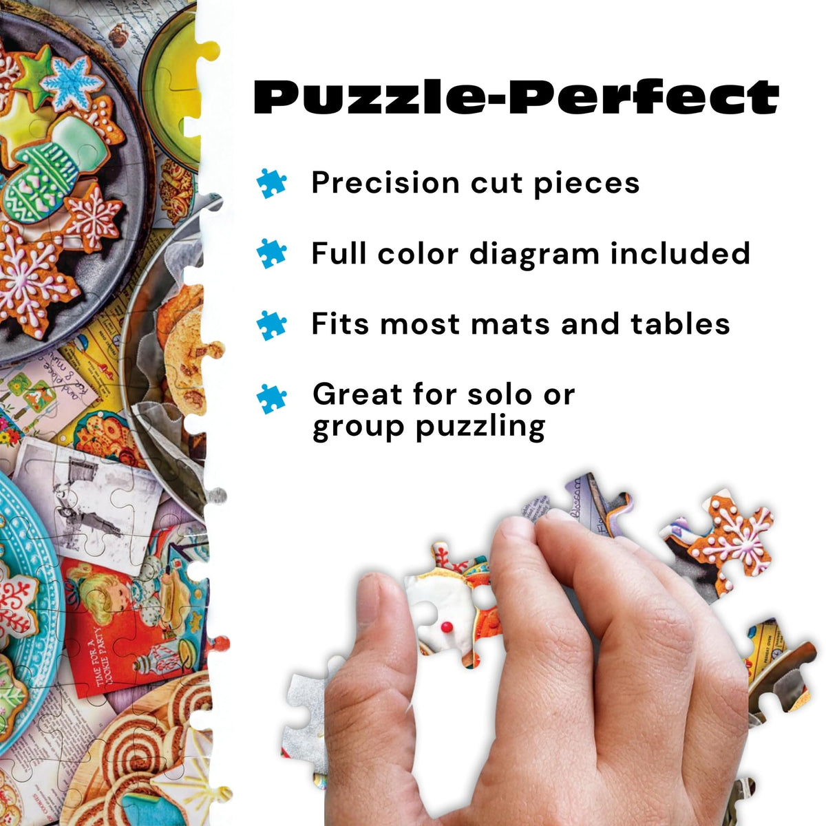 Buffalo Games - Aimee Stewart Cookies and Cocoa 1000-Piece Puzzle for Adults | Large 26.75 x 19.75