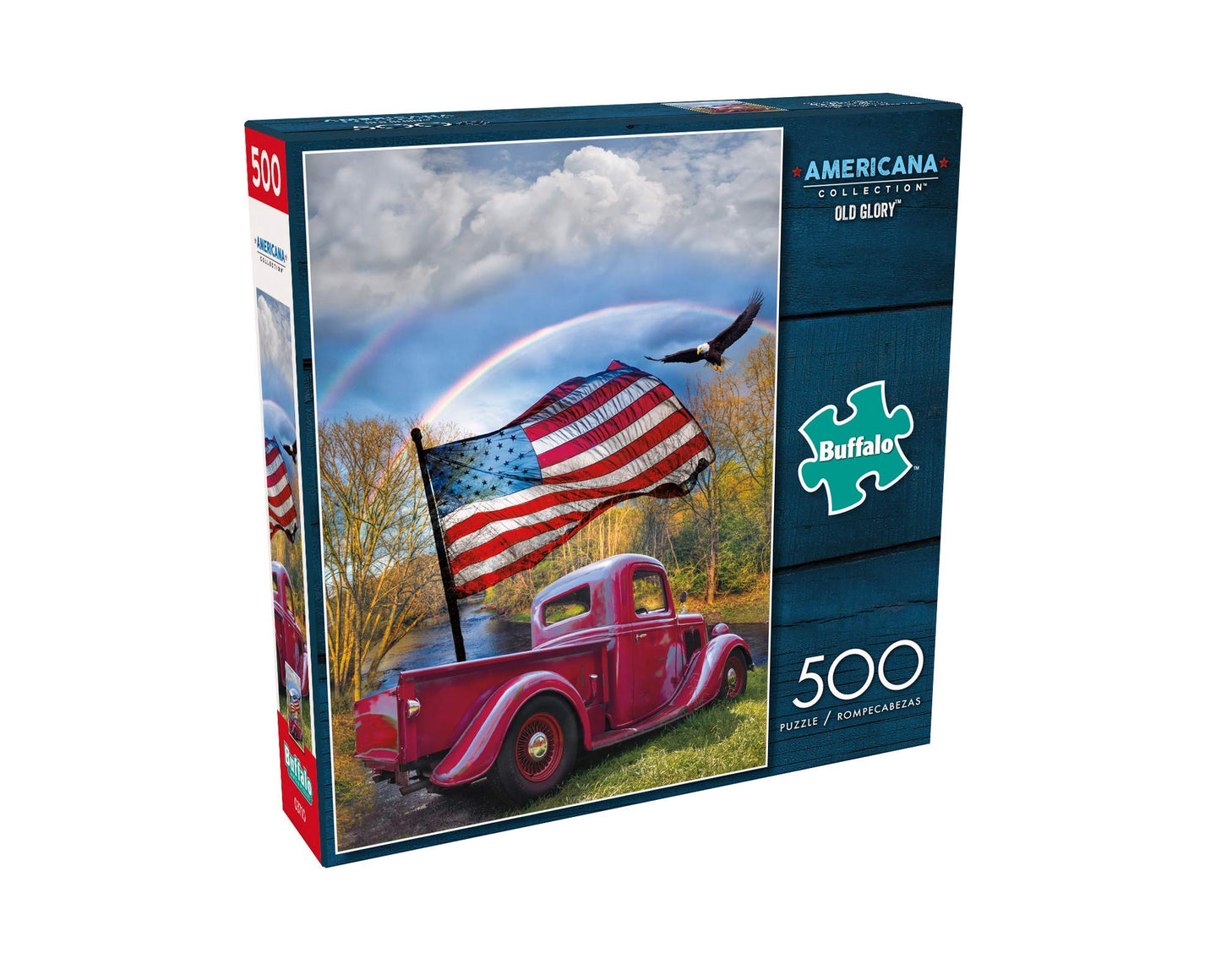Buffalo Games Celebrate Life Gallery Old Glory 500-Piece Jigsaw Puzzle – Americana Collection