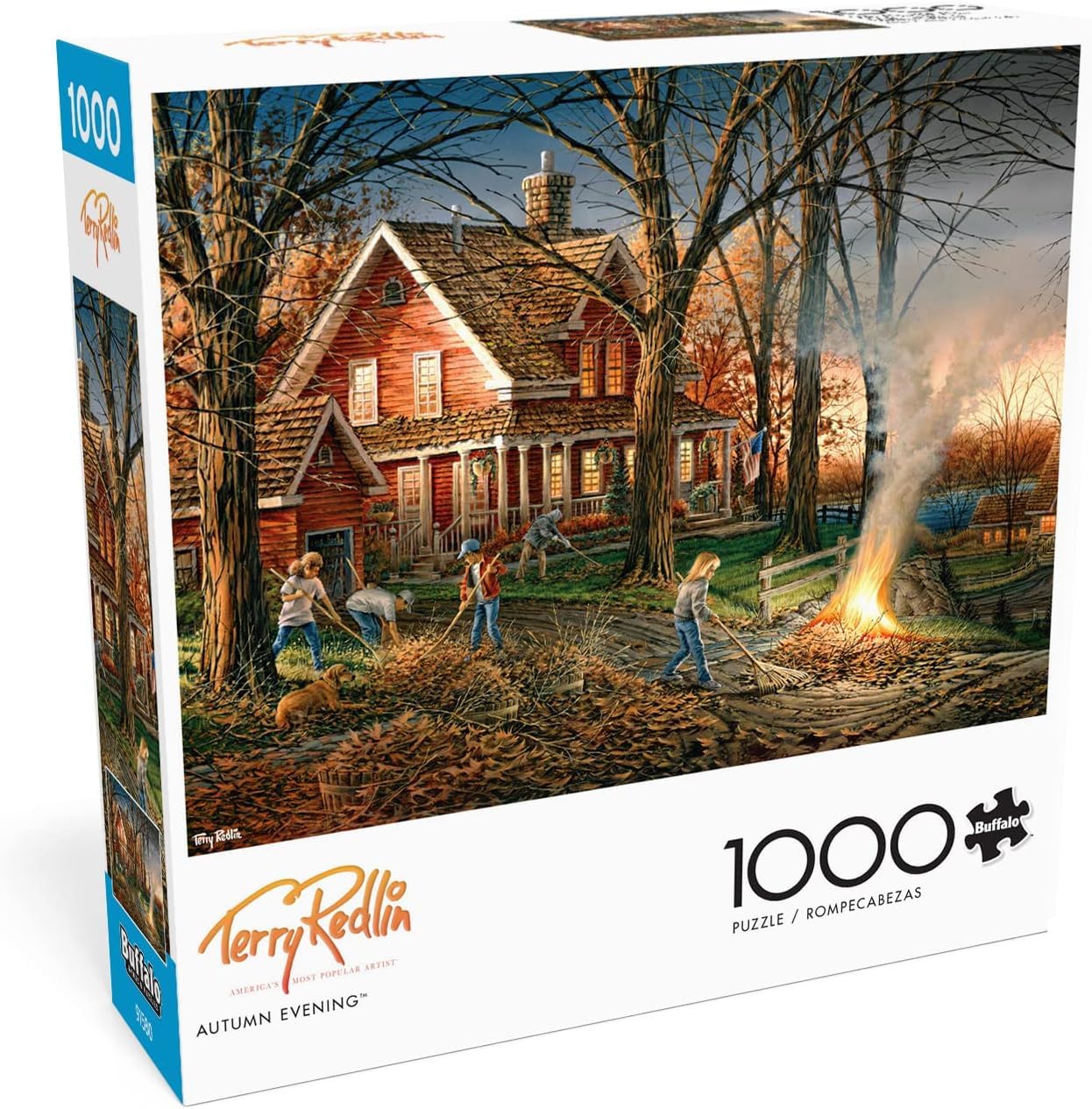 Buffalo Games - Terry Redlin Autumn Evening 1000-Piece Puzzle for Adults | 26.75 x 19.75 Finished