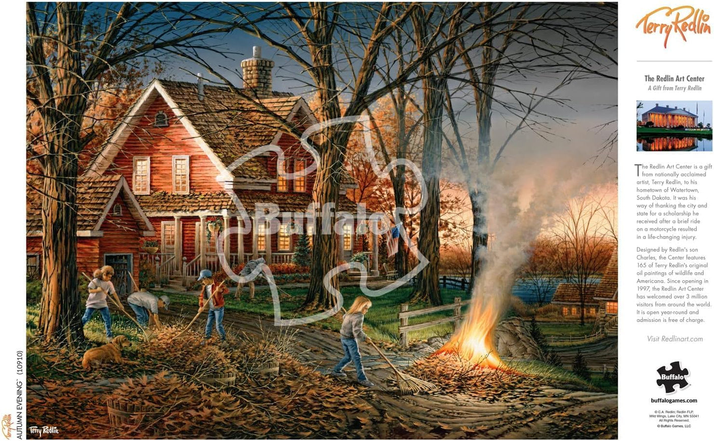 Buffalo Games - Terry Redlin Autumn Evening 1000-Piece Puzzle for Adults | 26.75 x 19.75 Finished