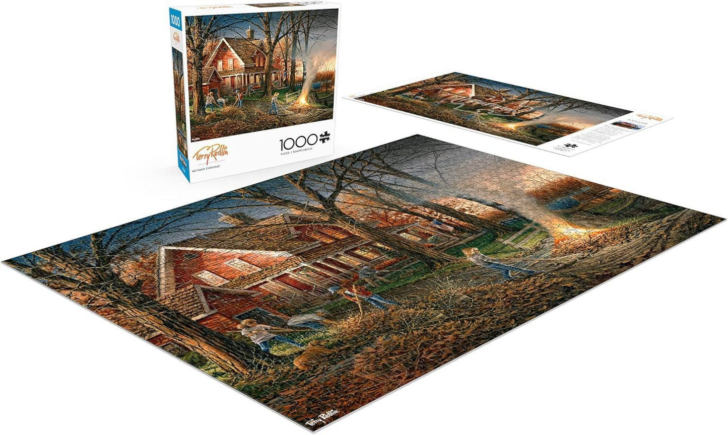 Buffalo Games - Terry Redlin Autumn Evening 1000-Piece Puzzle for Adults | 26.75 x 19.75 Finished