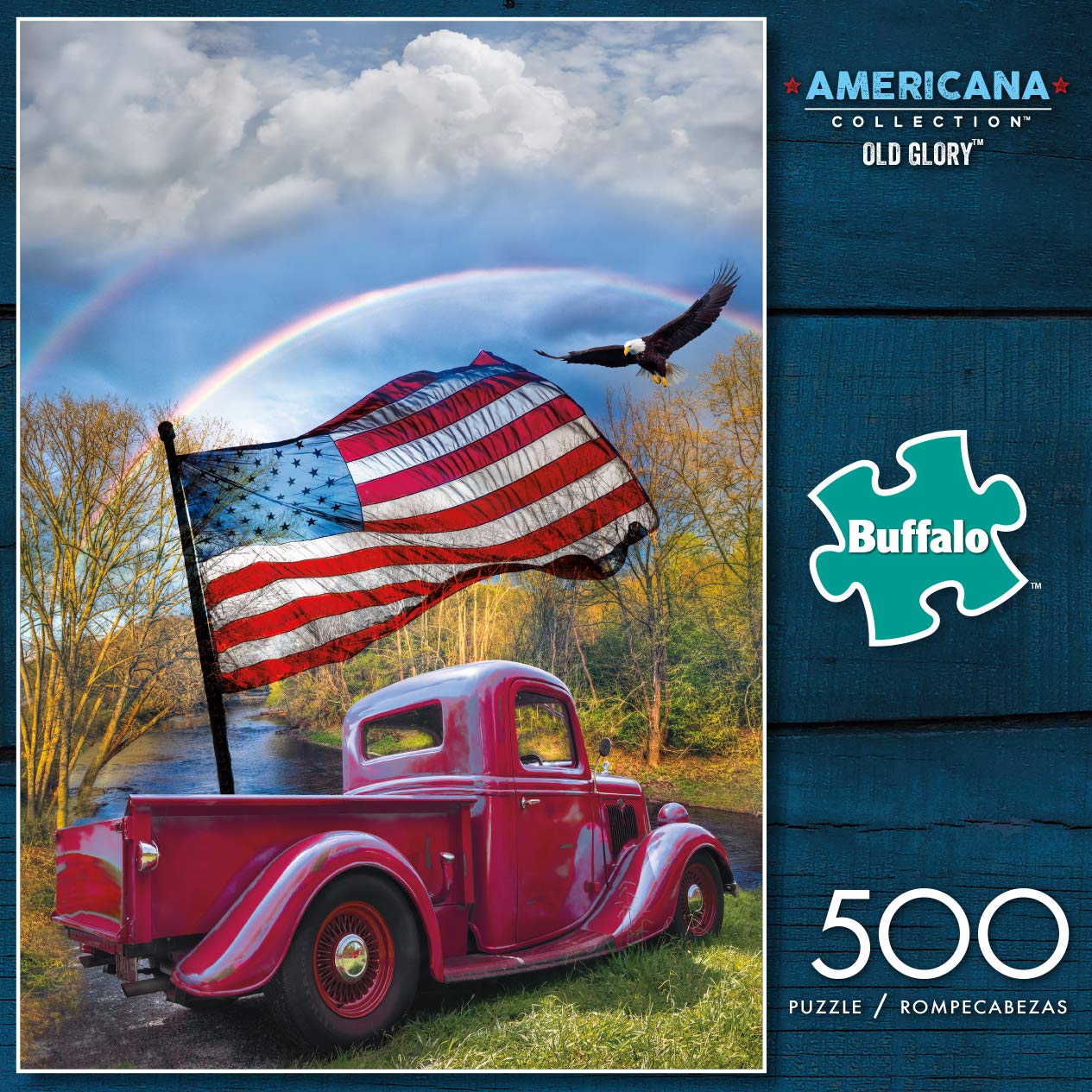 Buffalo Games Celebrate Life Gallery Old Glory 500-Piece Jigsaw Puzzle – Americana Collection
