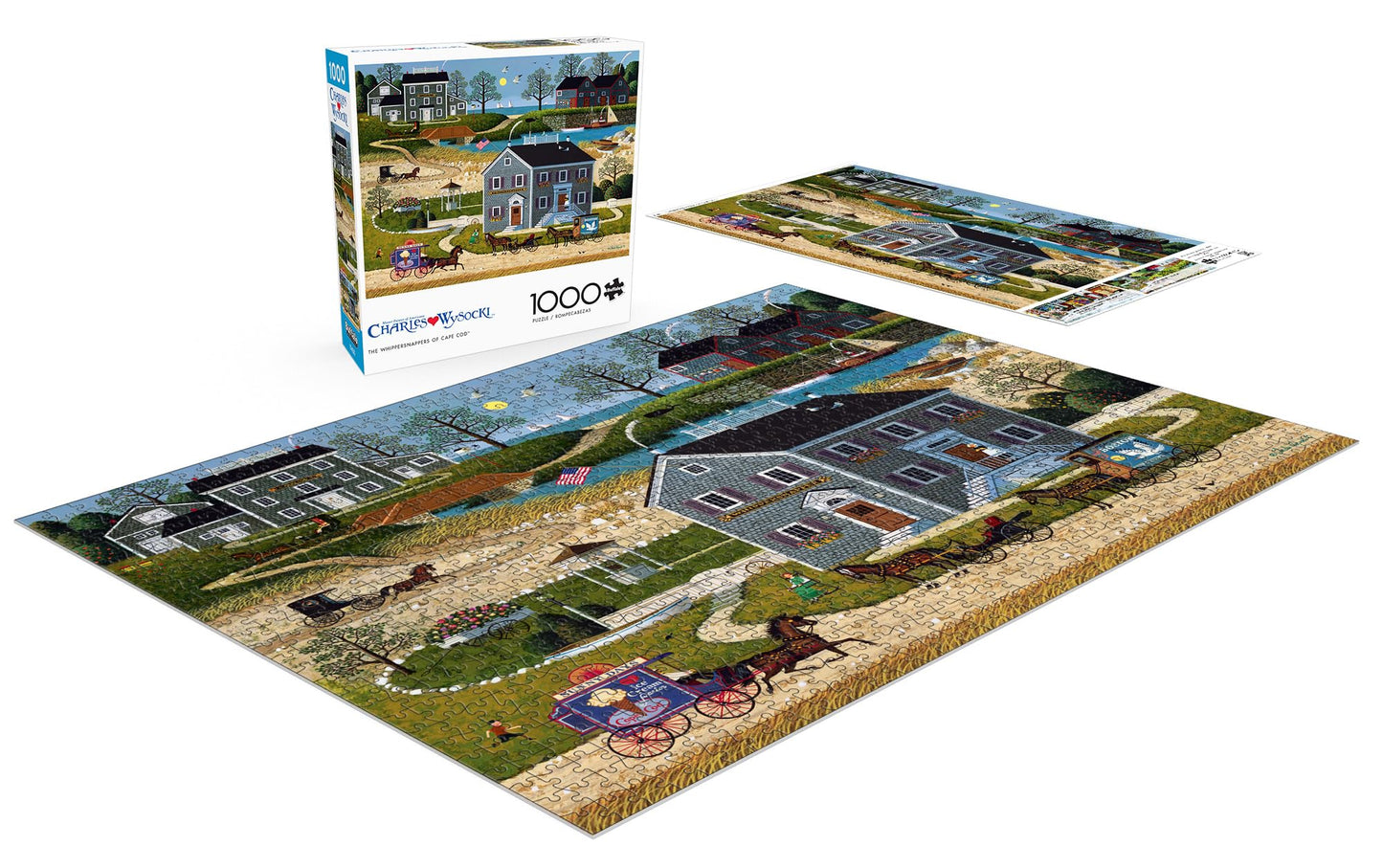 Buffalo Games - Charles Wysocki The Whippersnappers of Cape Cod 1000-Piece Puzzle