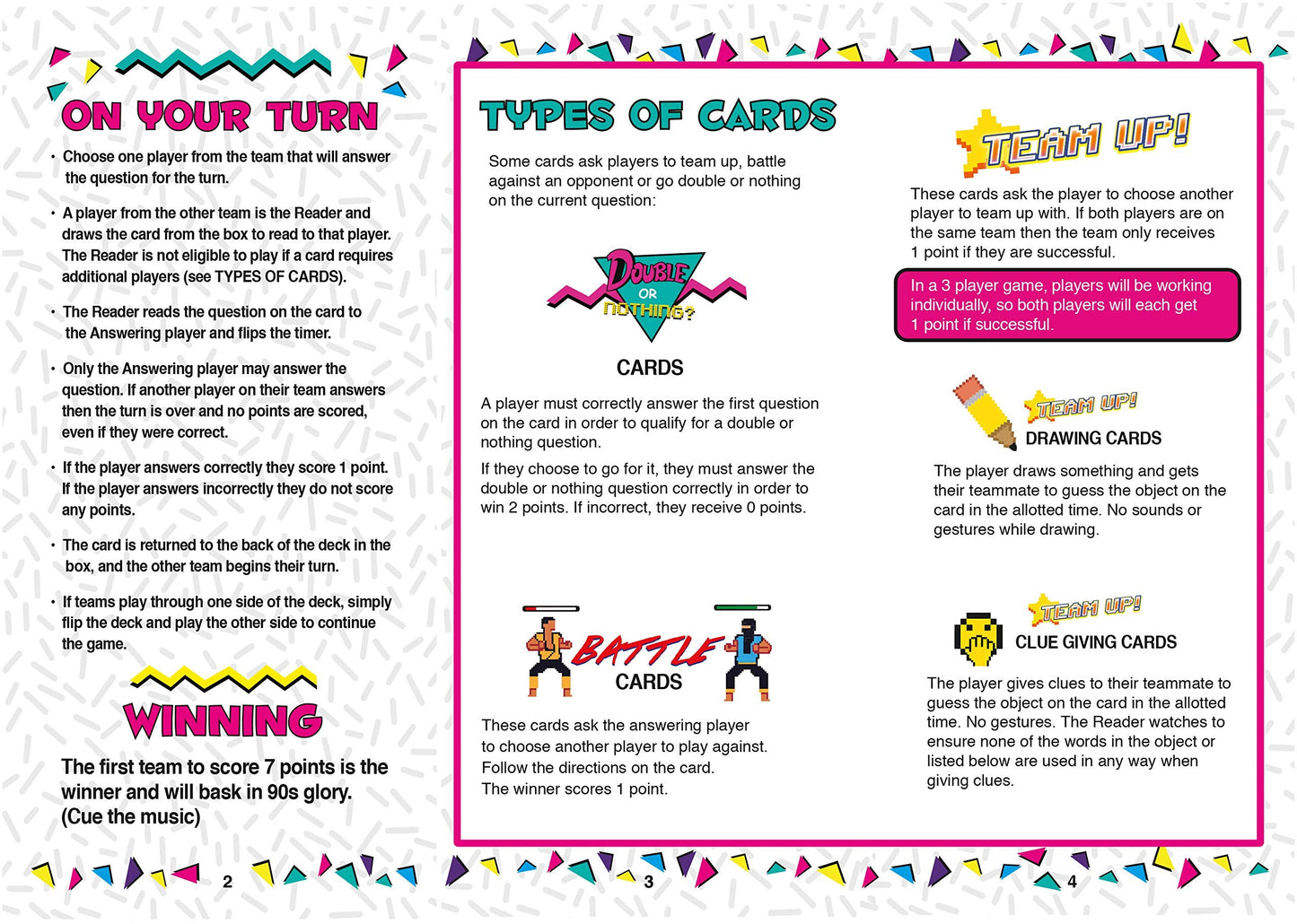 Buffalo Games Hella 90's Pop Culture Trivia Game Brown