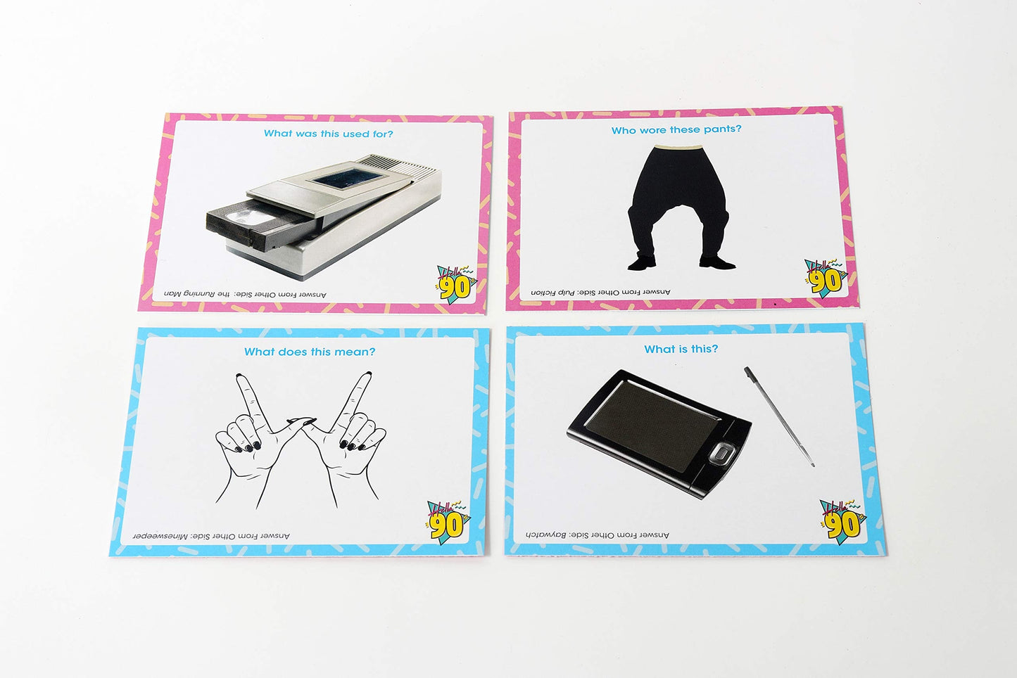 Buffalo Games Hella 90's Pop Culture Trivia Game Brown