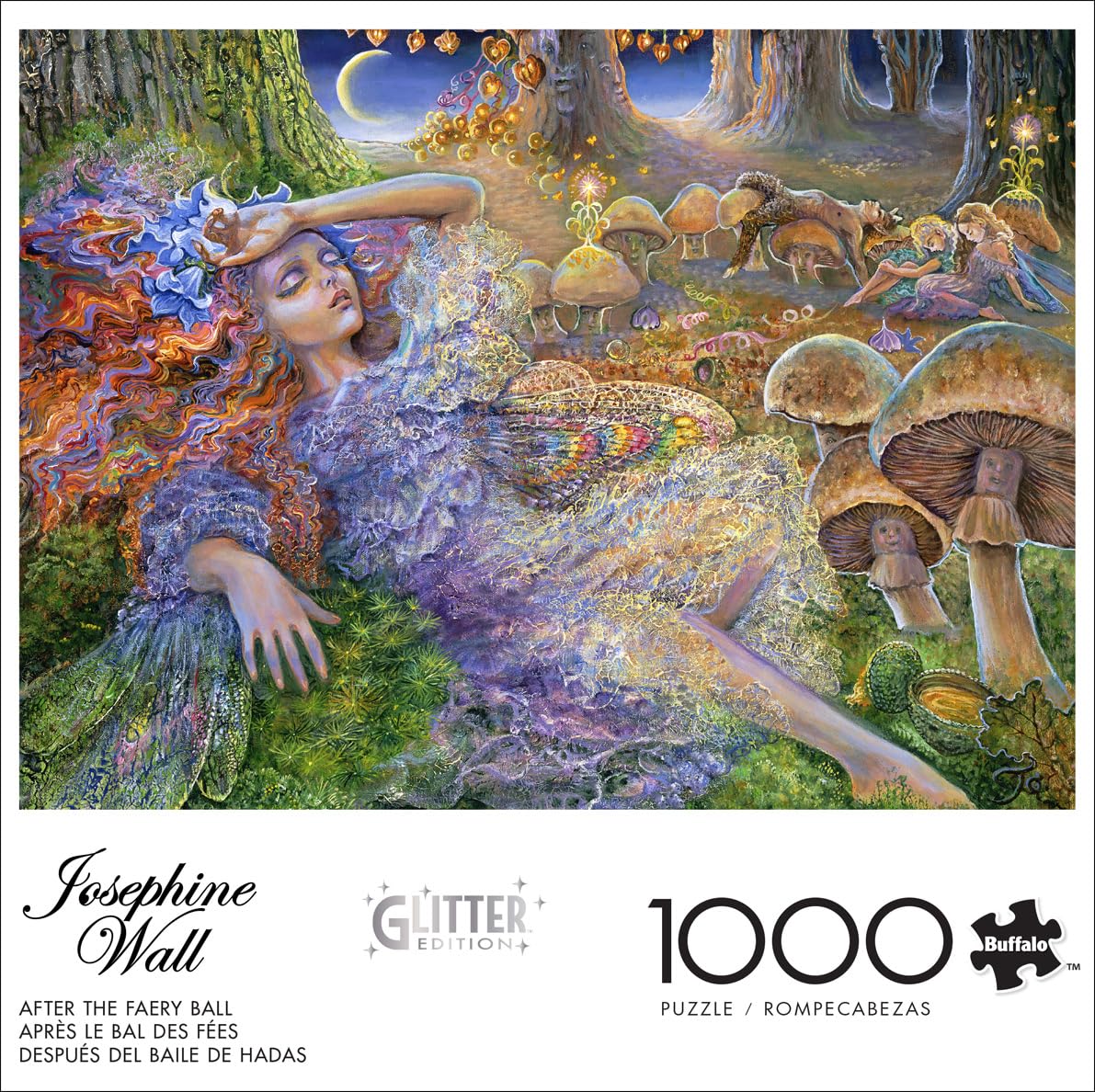 Buffalo Games Josephine Wall Glitter: After The Faery Ball 1000-Piece Jigsaw Puzzle