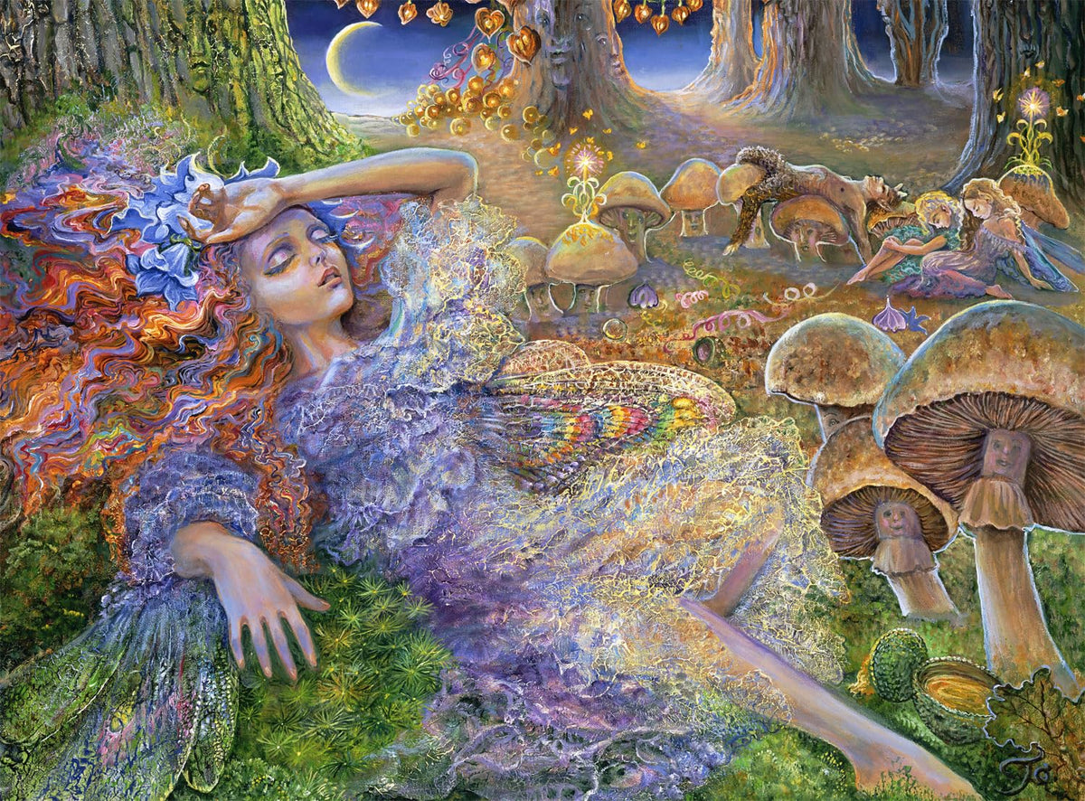 Buffalo Games Josephine Wall Glitter: After The Faery Ball 1000-Piece Jigsaw Puzzle