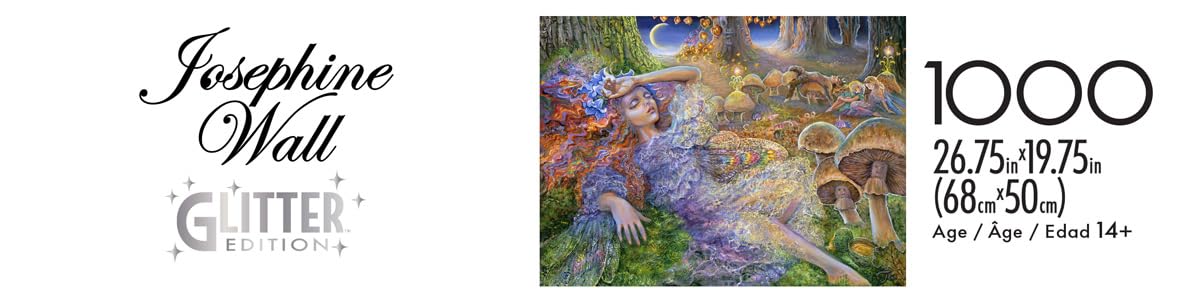 Buffalo Games Josephine Wall Glitter: After The Faery Ball 1000-Piece Jigsaw Puzzle