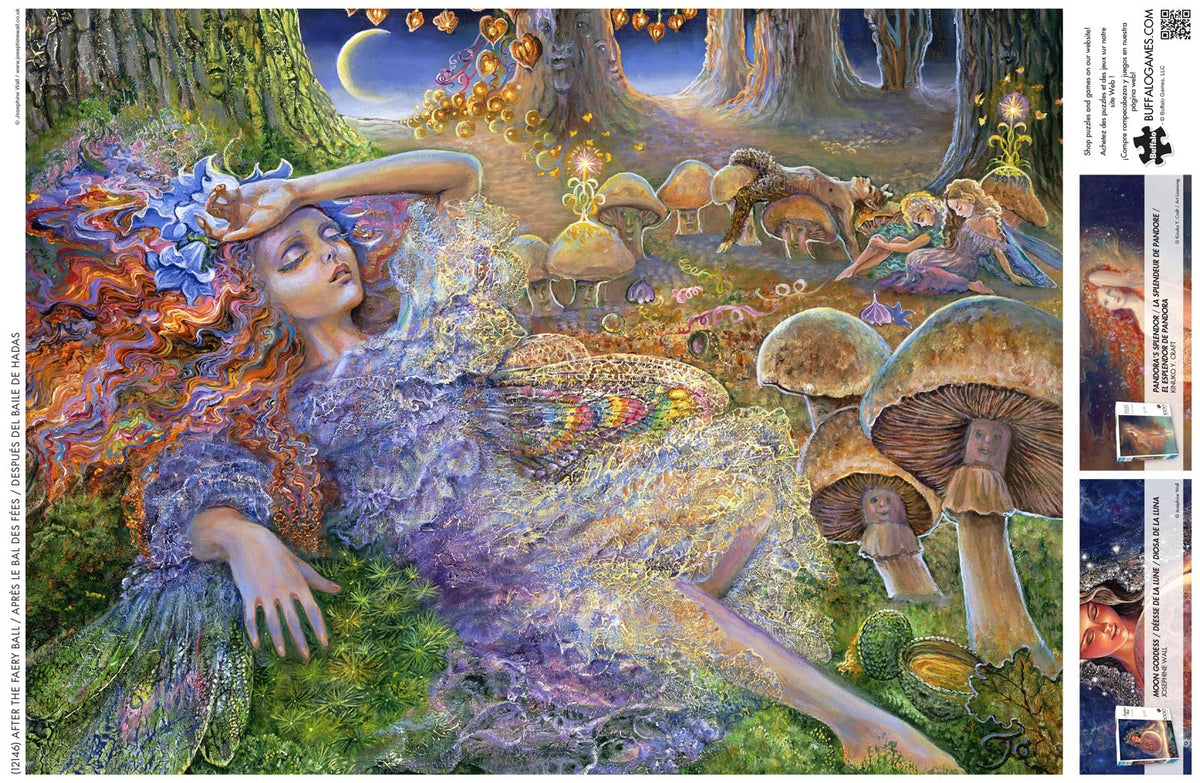 Buffalo Games Josephine Wall Glitter: After The Faery Ball 1000-Piece Jigsaw Puzzle