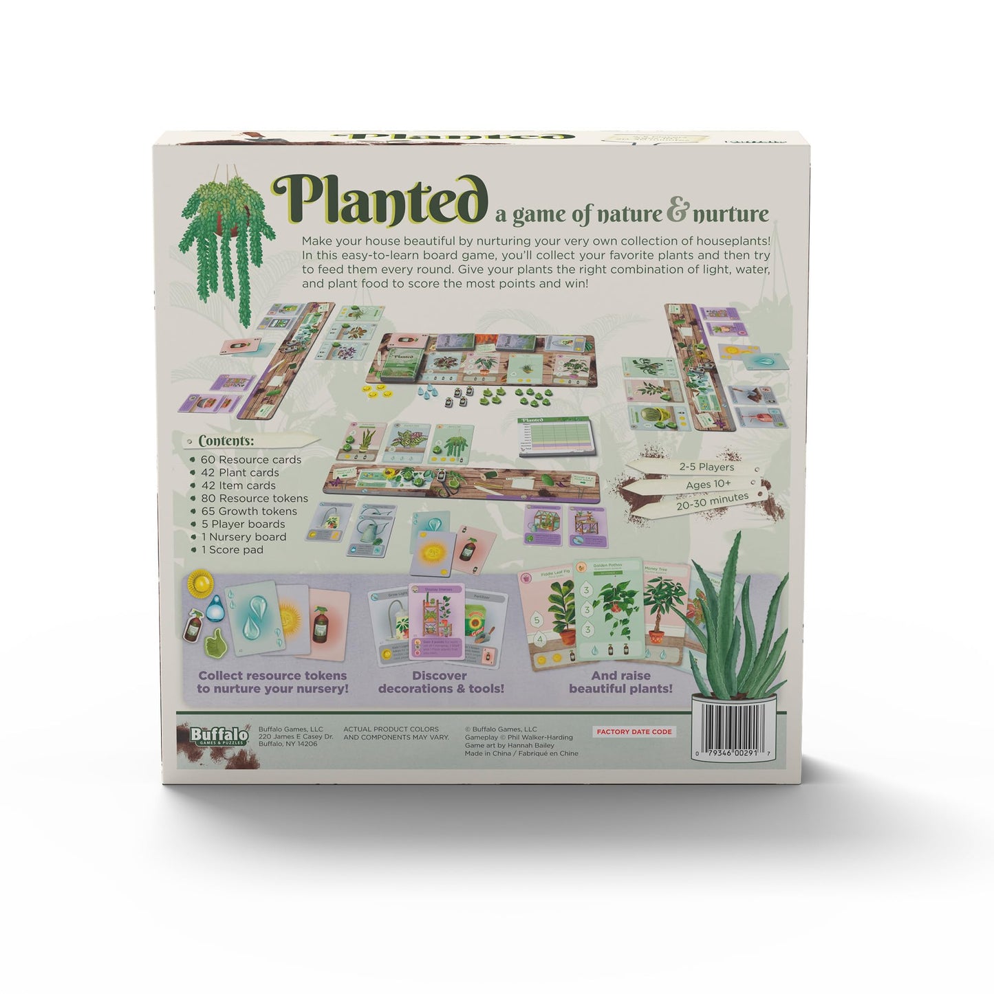 Buffalo Games Planted – Family Plant Care Board Game (2-5 players)