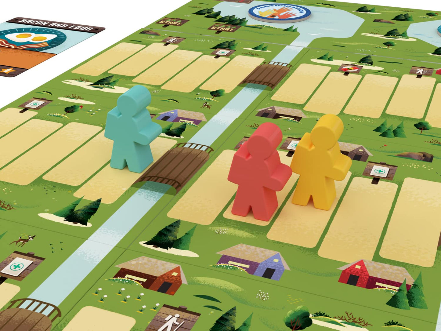 Buffalo Games Summer Camp – Competitive Deck-Building Family Card Game for 2-4 Players