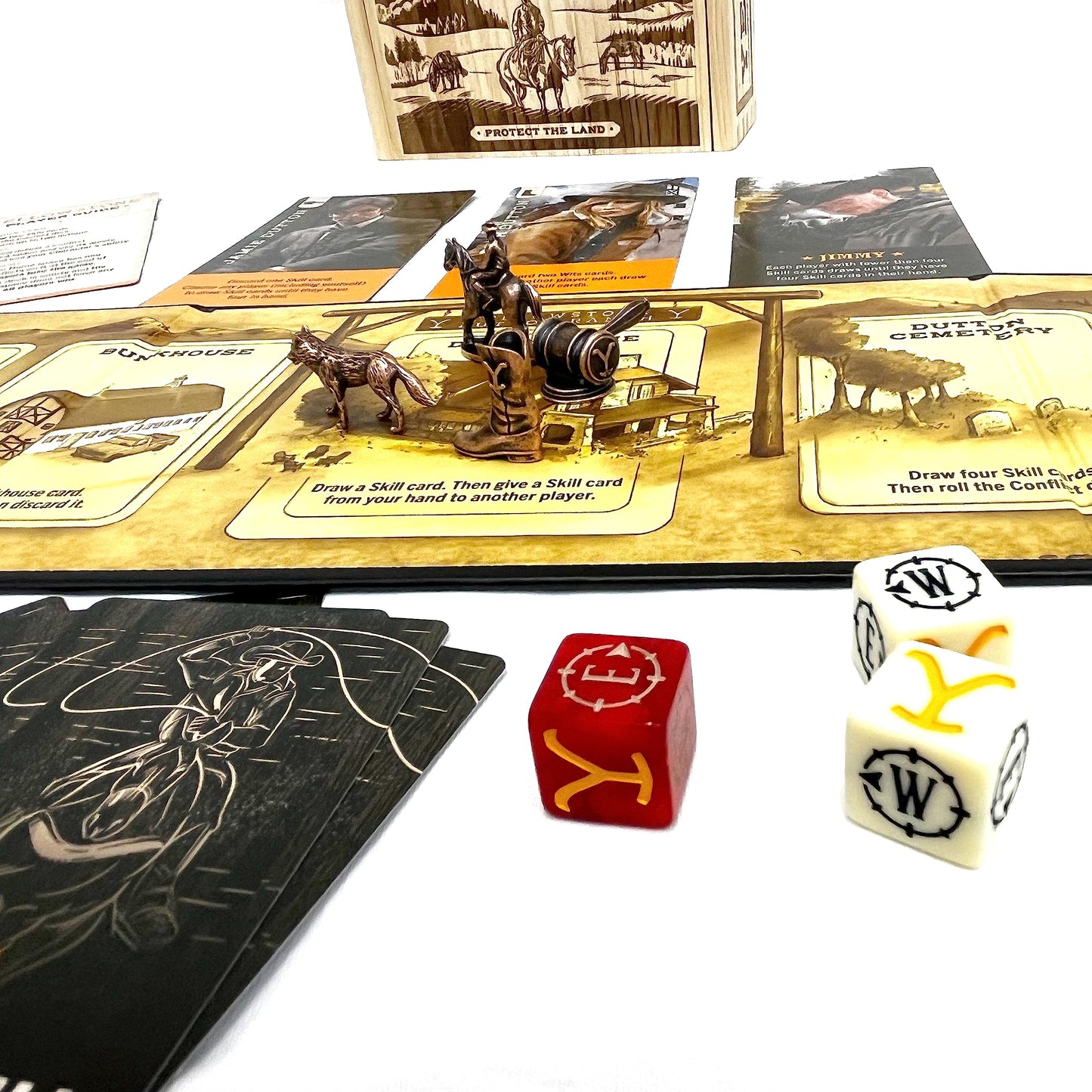 Buffalo Games Yellowstone – Cooperative Board Game for Adults | High-Difficulty Deck Building