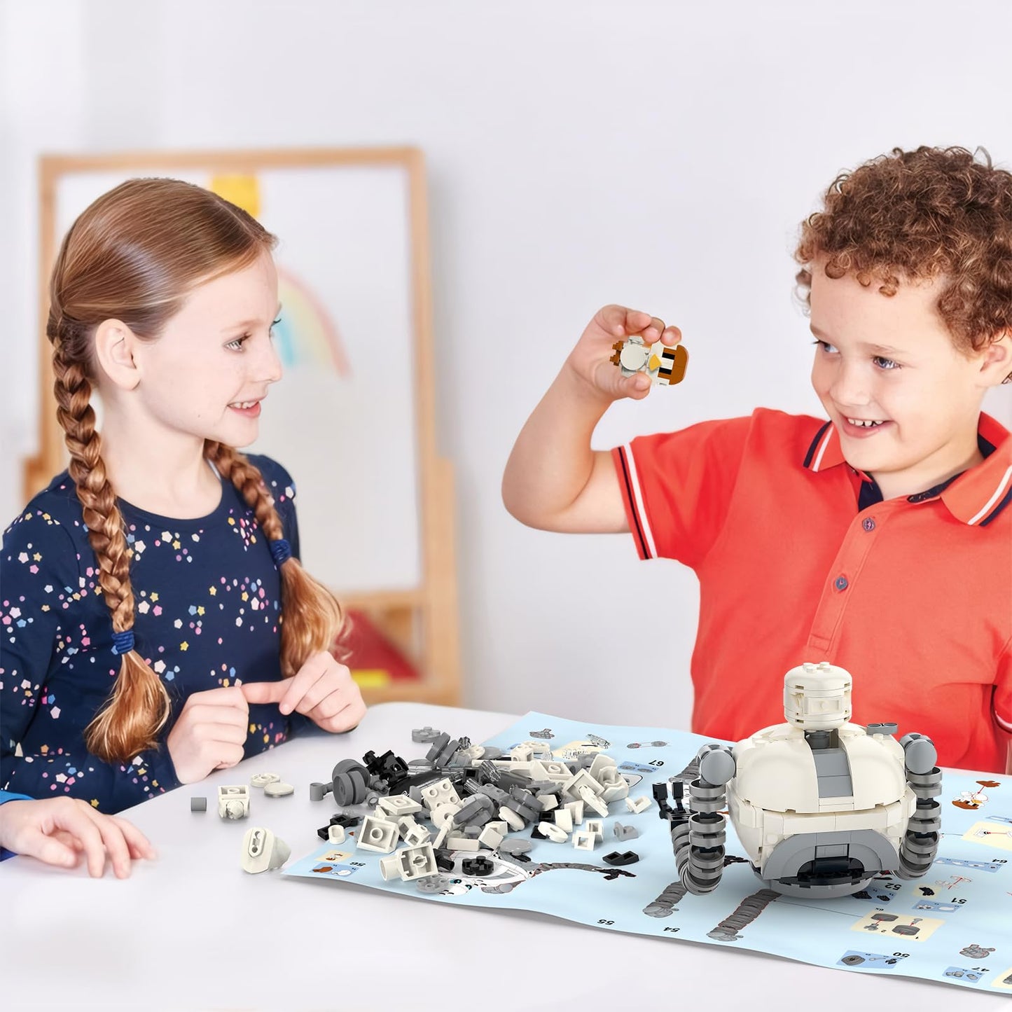 BUILDIFY Wildarness Roaz and Brightbill 365-Piece Building Set – Robot Toy for Kids 6+