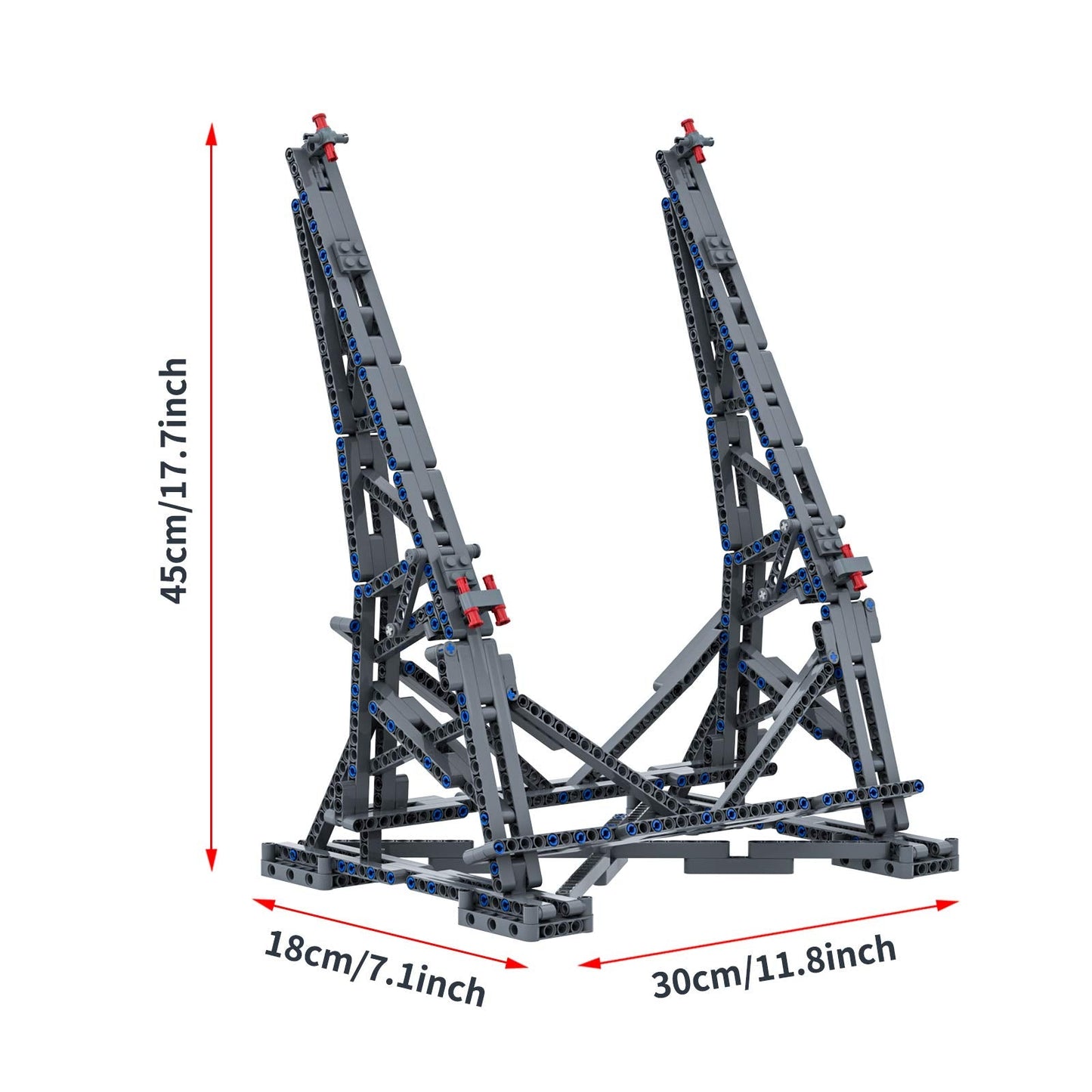 BuildingBoat Millennium Falcon Vertical Display Bracket for LEGO 75192 – Sturdy Stand & Gift