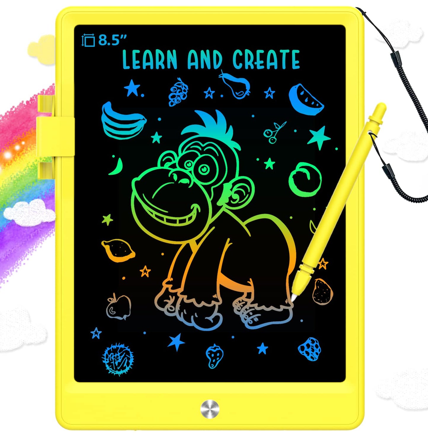 BUKEBU 8.5 Inch LCD Writing Tablet for Kids | Doodle Board 3-6 Years
