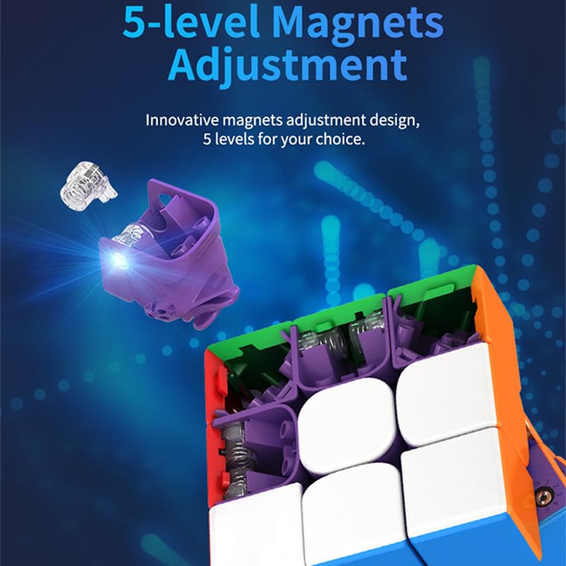Bukefuno Moyu Weilong WRM 2021 MagLev 3x3 Cube – Stickerless Flagship 55mm