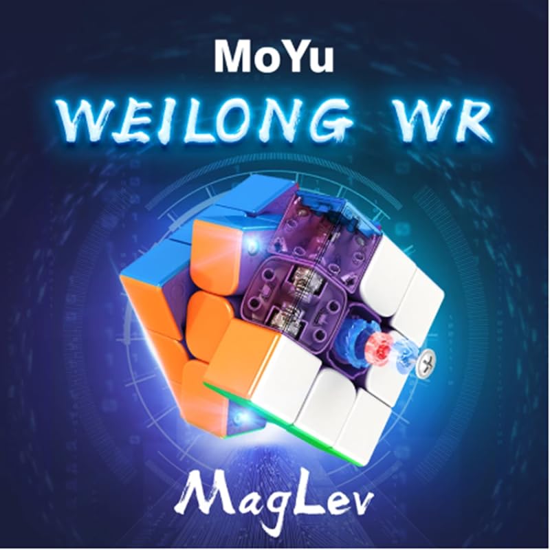 Bukefuno Moyu Weilong WRM 2021 MagLev 3x3 Cube – Stickerless Flagship 55mm