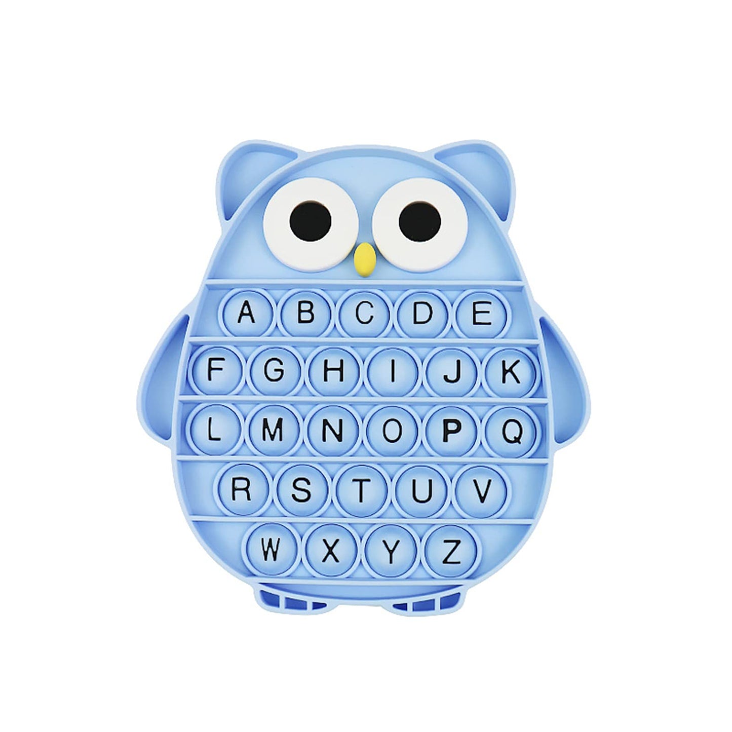 BULINGNA Push Pop Bubble Fidget Toy – Owl Alphabet Learning for Kids