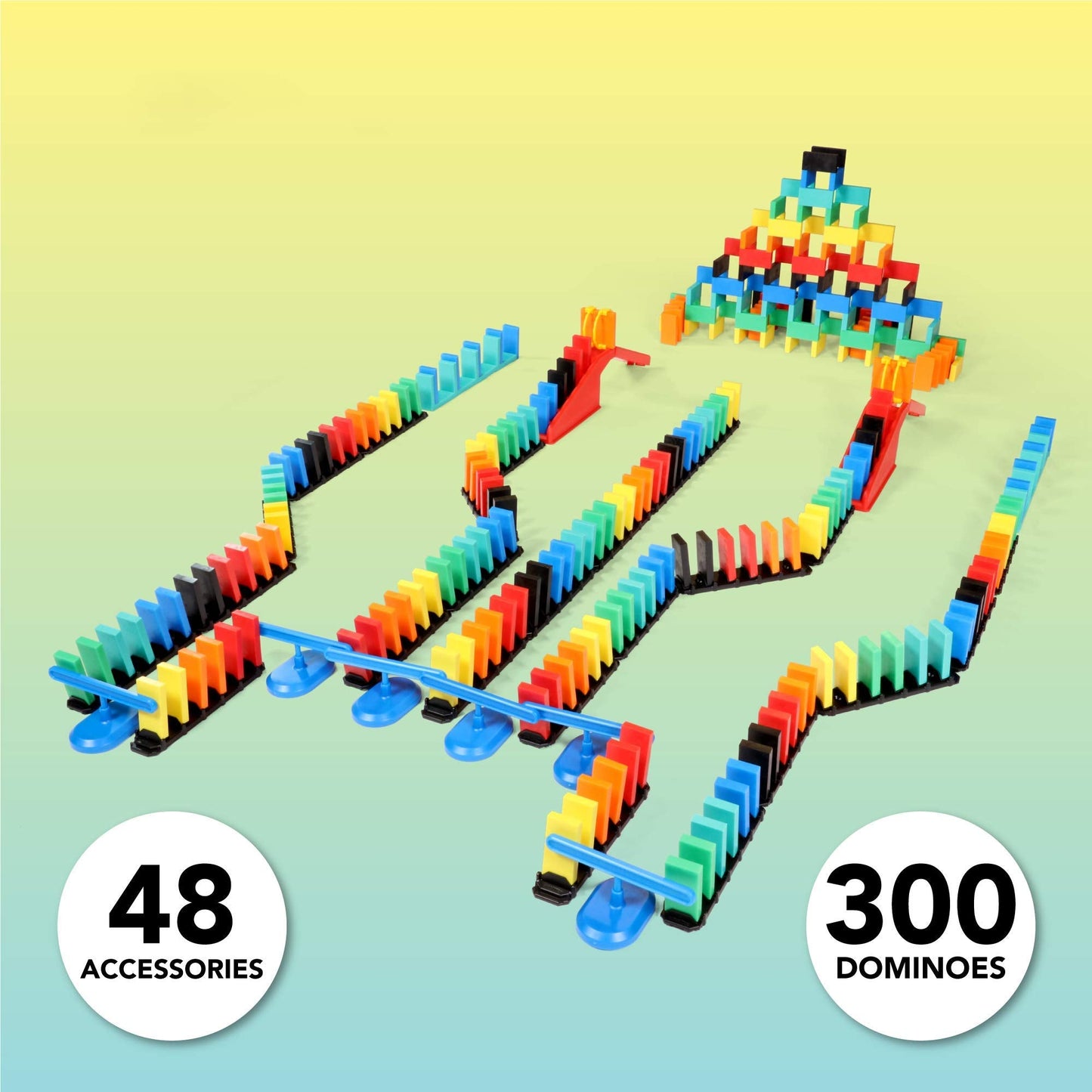 Bulk Dominoes Pro-Domino Kit | STEM & Family Domino Set