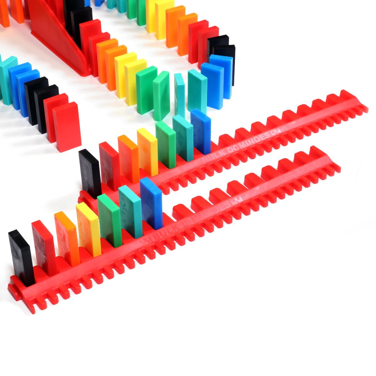 Bulk Dominoes Pro-Domino Kit | STEM Domino Set for Kids & Family Games
