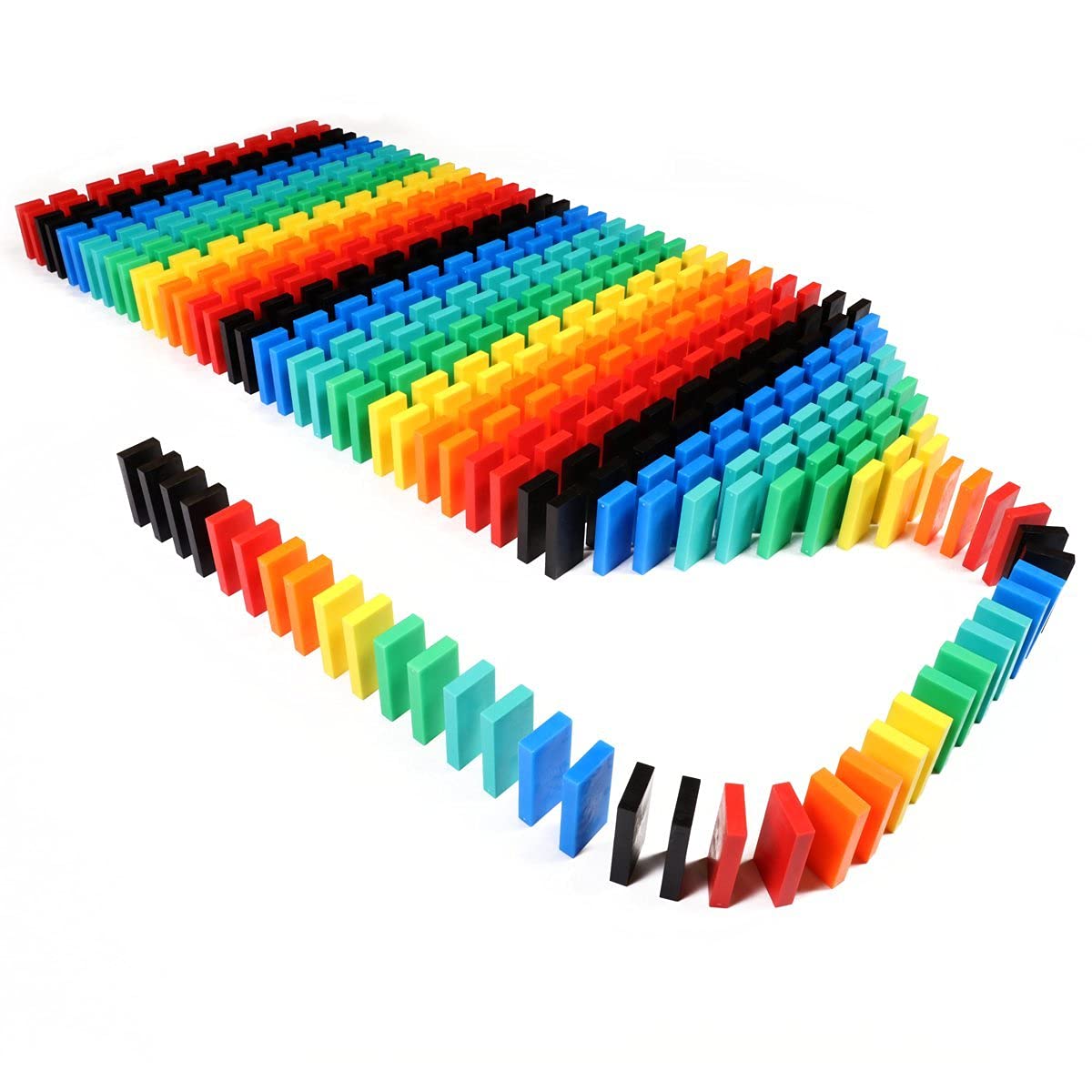 Bulk Dominoes Pro-Domino Kit | STEM Domino Set for Kids & Family Games