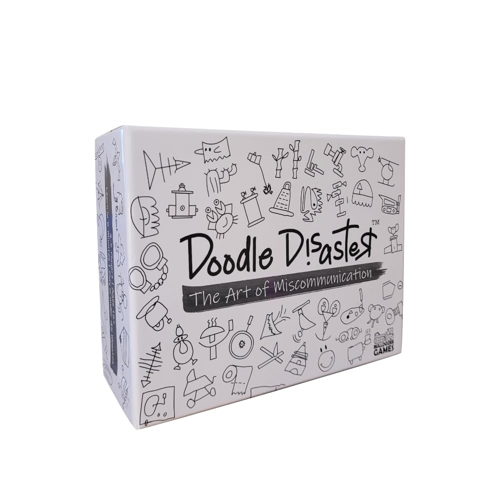 BULLDOZER GAMES Doodle Disaster: Hilarious Miscommunication Party Game for 2-6 Players