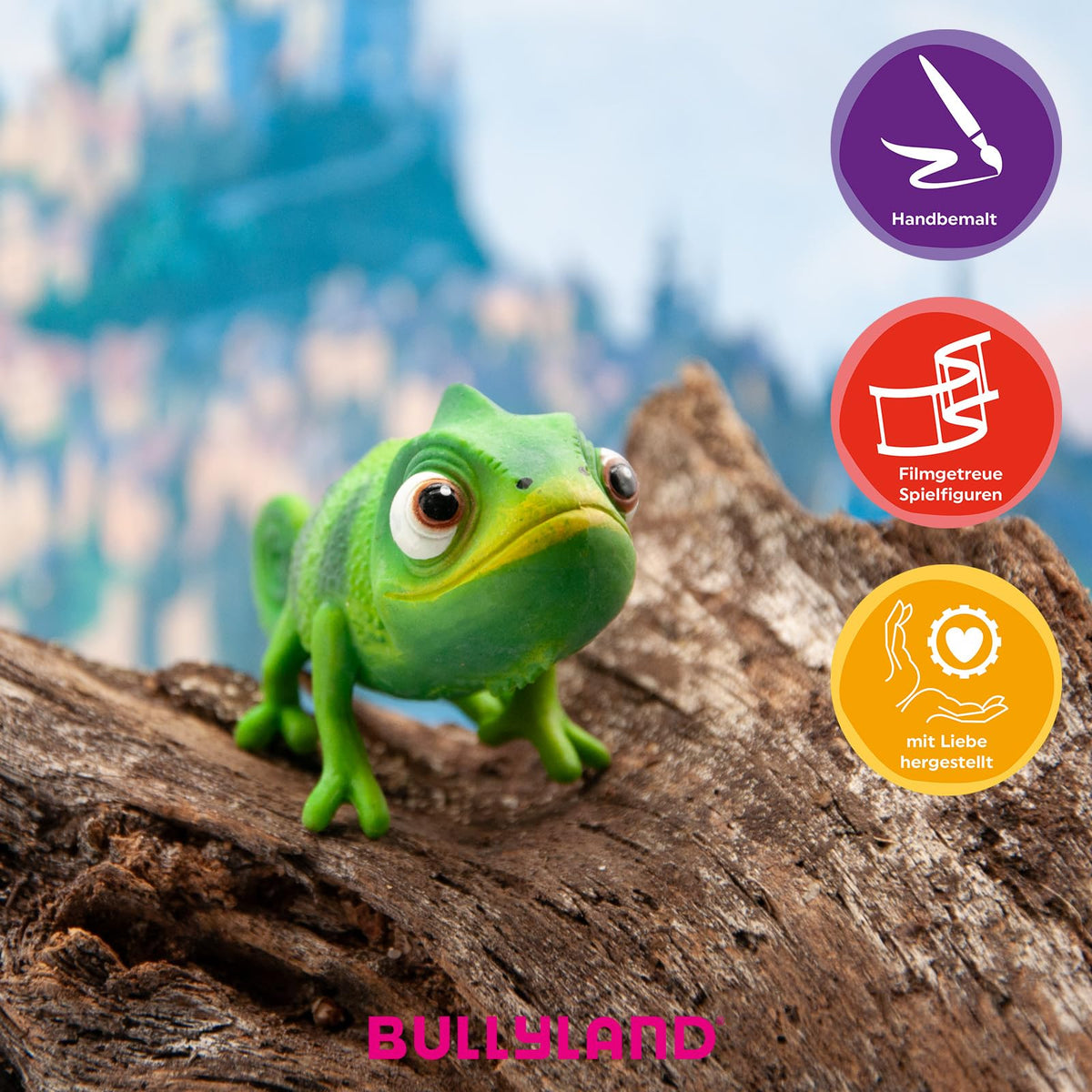 Bullyland Pascal Action Figure – 2.36 inch Hand-Painted Toy for Rapunzel Fans (Ages 3+)