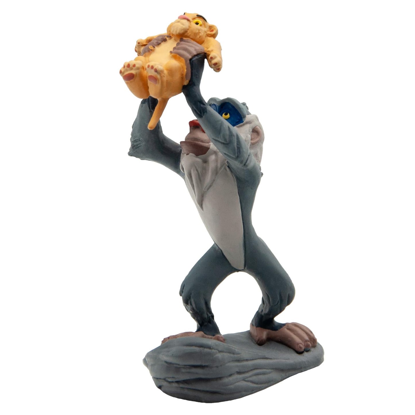 Bullyland Rafiki with Baby Simba Action Figure – 3.94 inch, Colorful Hand-Painted, Ages 3+