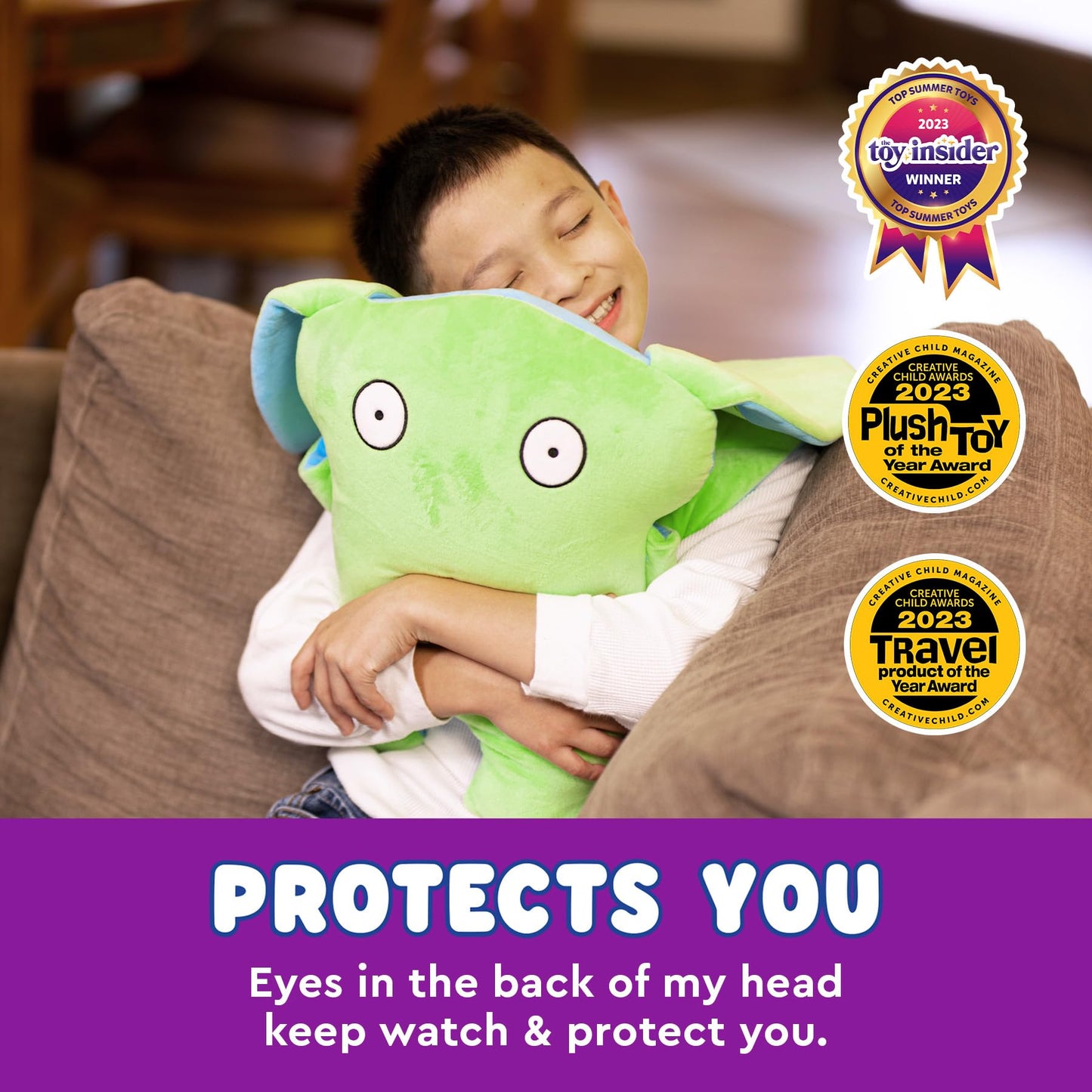 Bumpas Weighted Plush Toy – Realistic Hug, Calming Stuffed Animal for Kids | Machine Washable