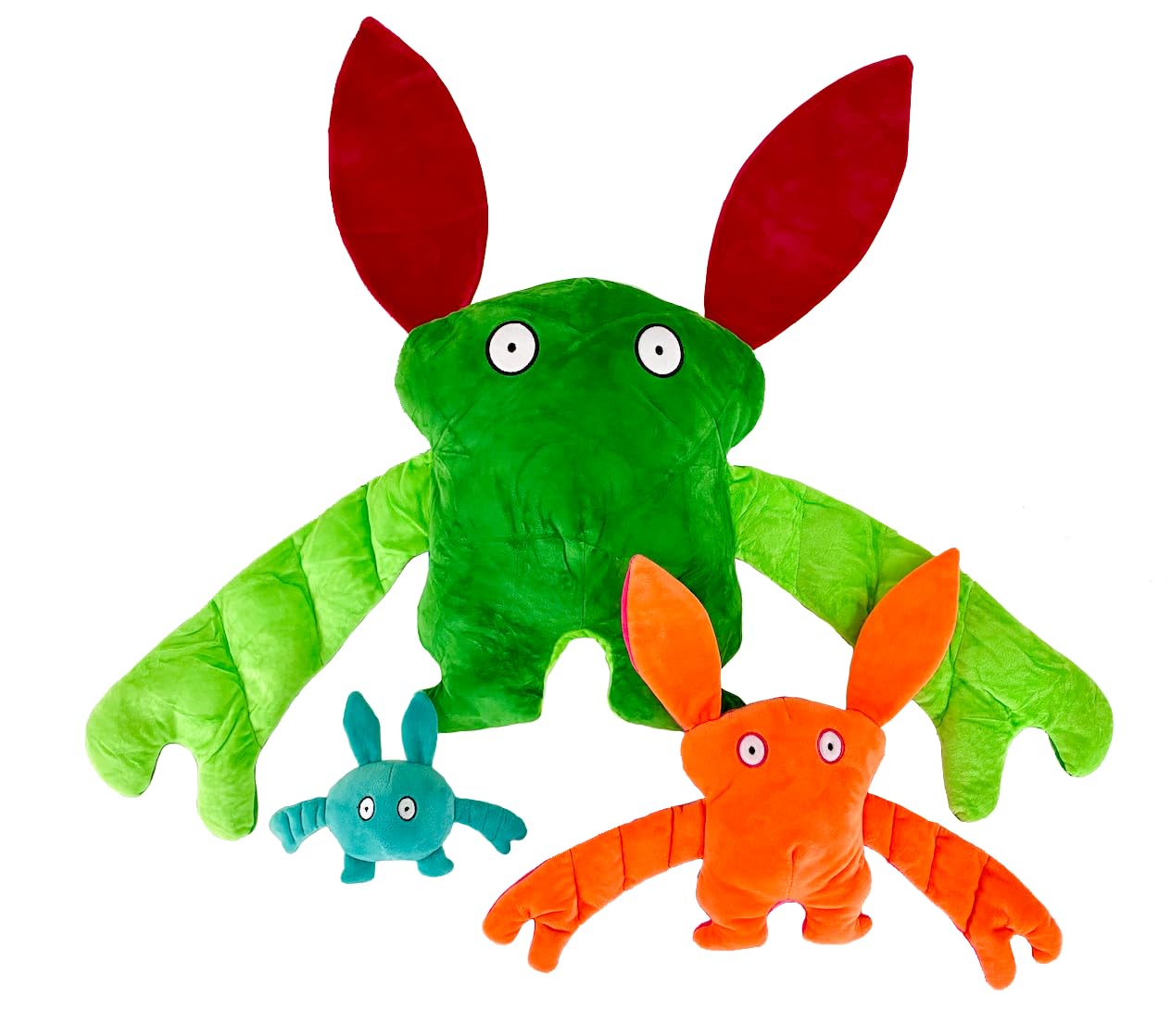 Bumpas 3 Pack: Weighted Plush Bumpa, Surprise Bumpaloo & Thumper for Comfort