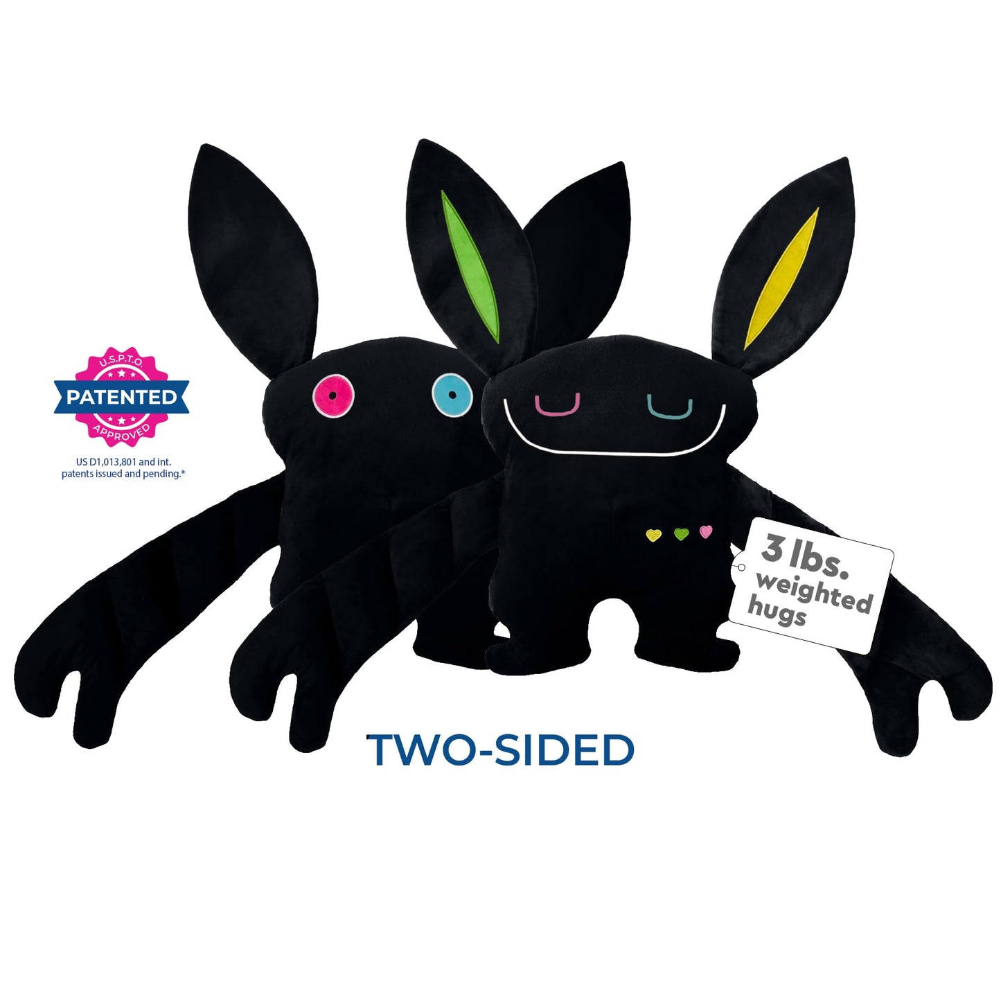 Bumpas Weighted Plush Toy – Realistic Hug, Machine Washable Calming Plush for Kids