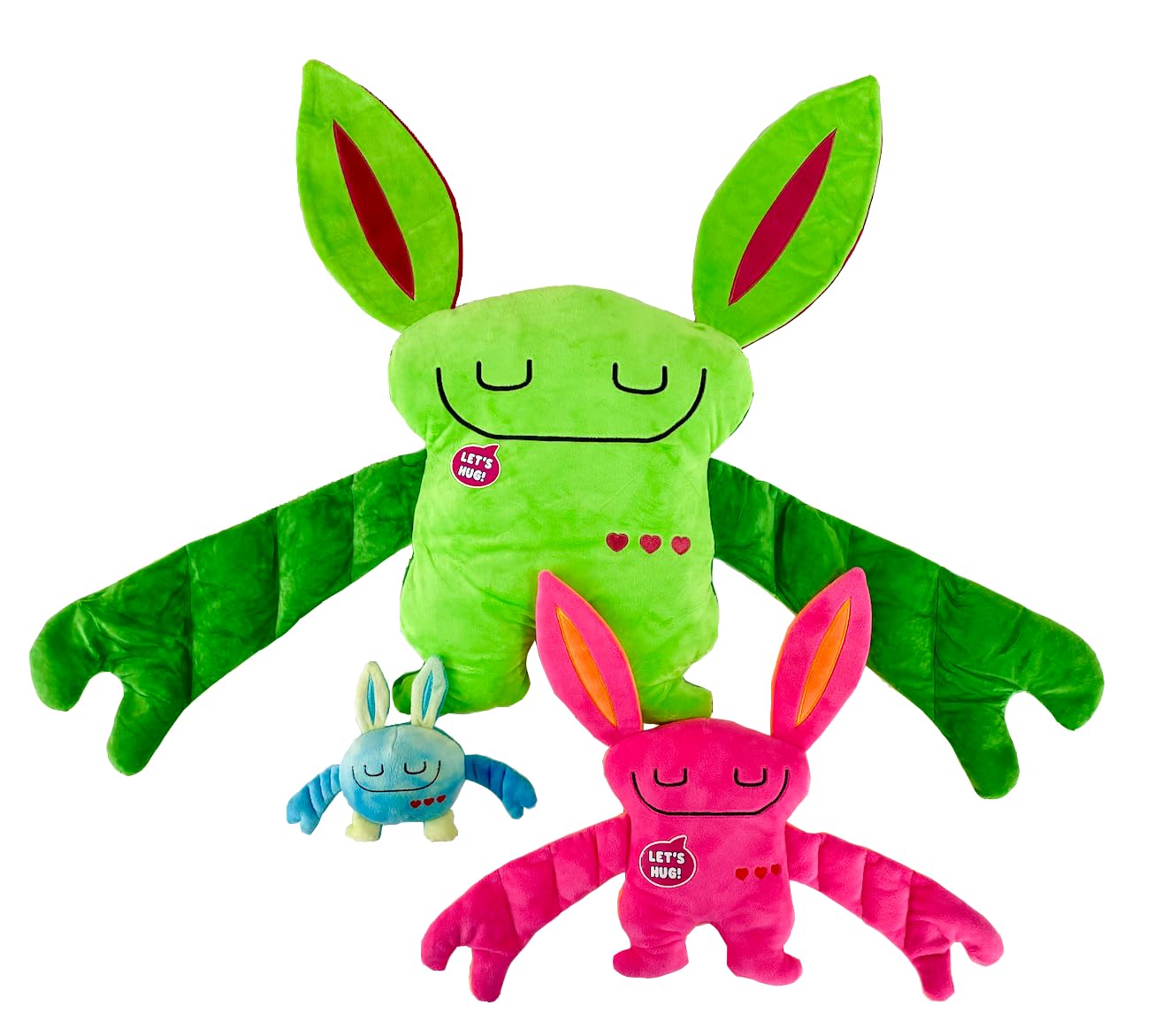 Bumpas 3 Pack: Weighted Plush Bumpa, Surprise Bumpaloo & Thumper for Comfort