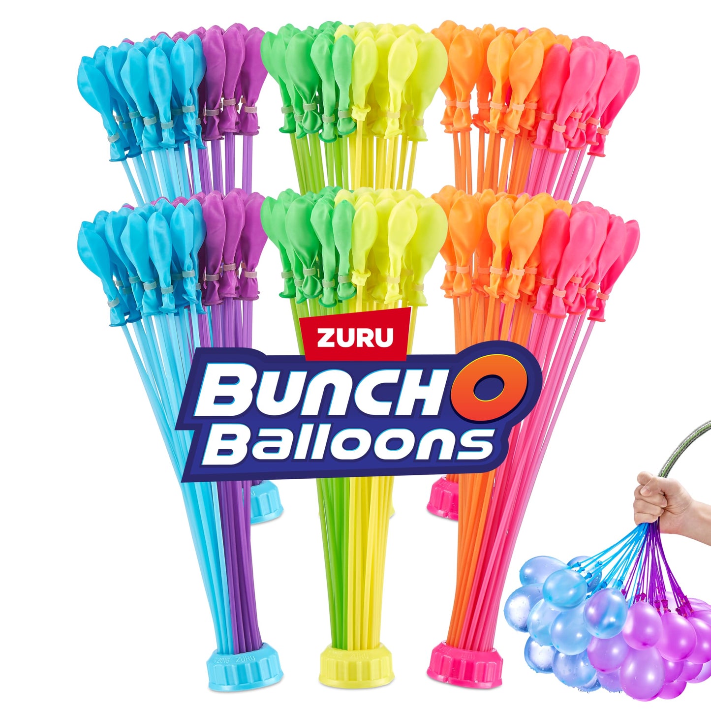Bunch O Balloons Tropical Party (6 Pack) – 200+ Self-Sealing Water Balloons