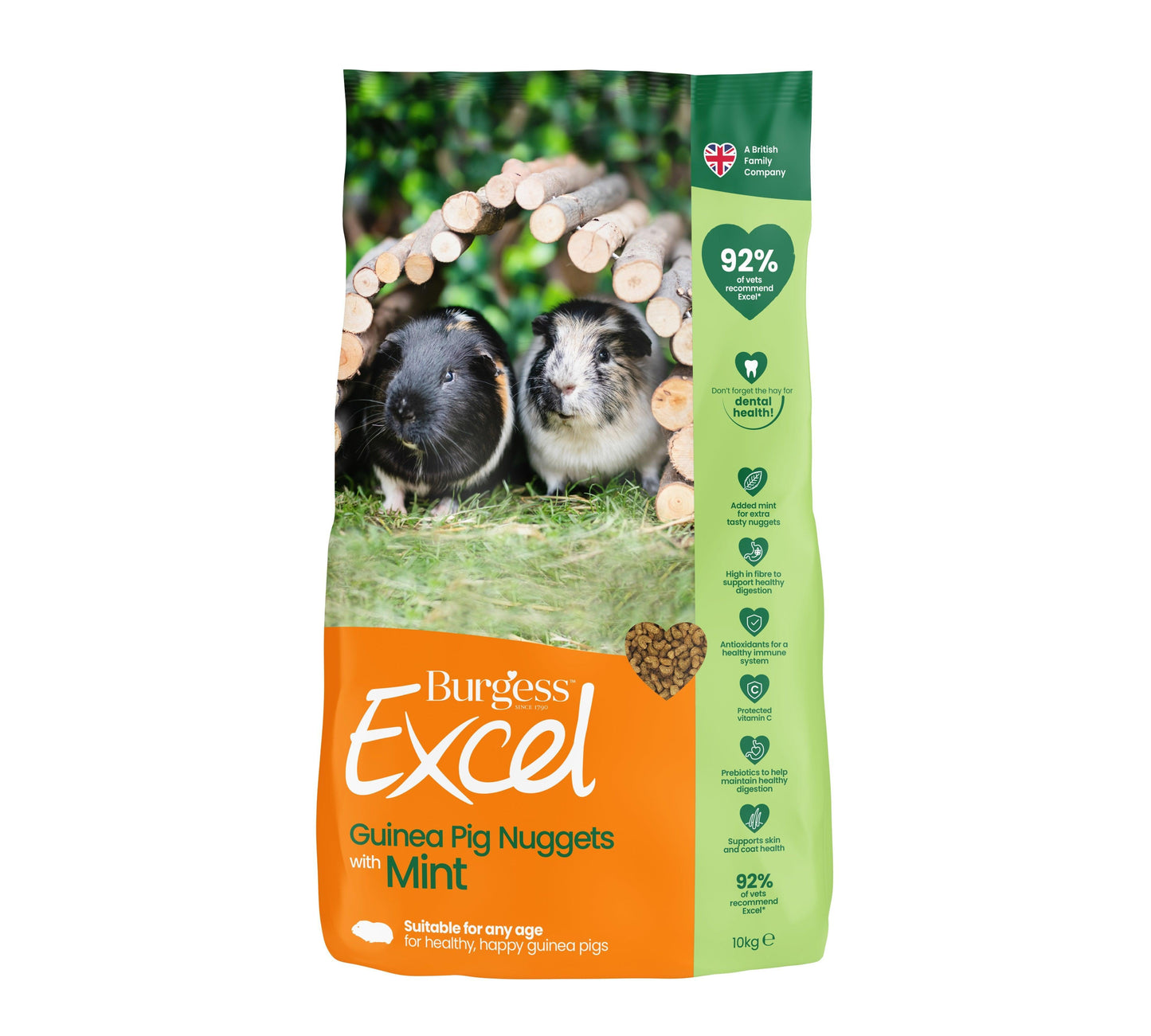 Burgess Excel Guinea Pig Mint Nuggets