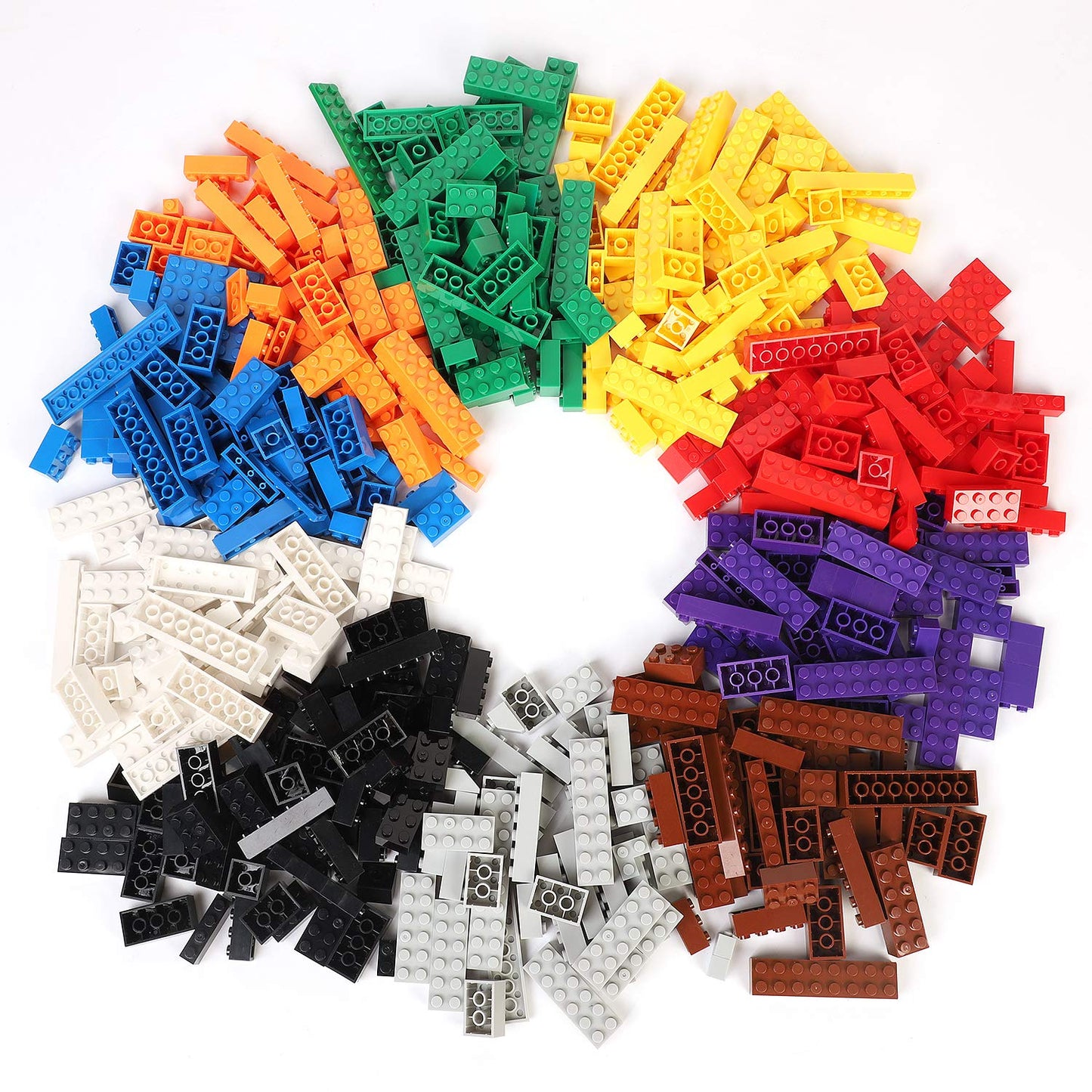 burgkidz Building Bricks 1020-Piece Set – 1068 Premium Blocks with Wheels, Doors, Windows & Storage Box