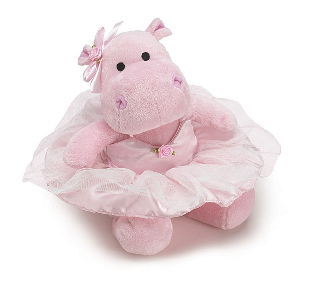 Burton & Burton Ballerina Hippo – 11-Inch Pink Plush Toy