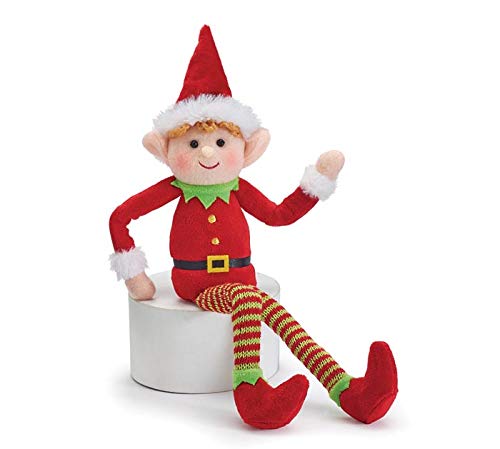 burton+BURTON Plush Christmas Elf (Boy & Girl) – Soft Holiday Elf Plush