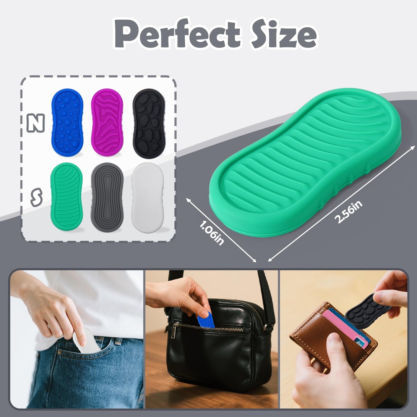BUSOHA Magnetic Fidget Toys for Adults – 6 Pack 2-in-1 Slider