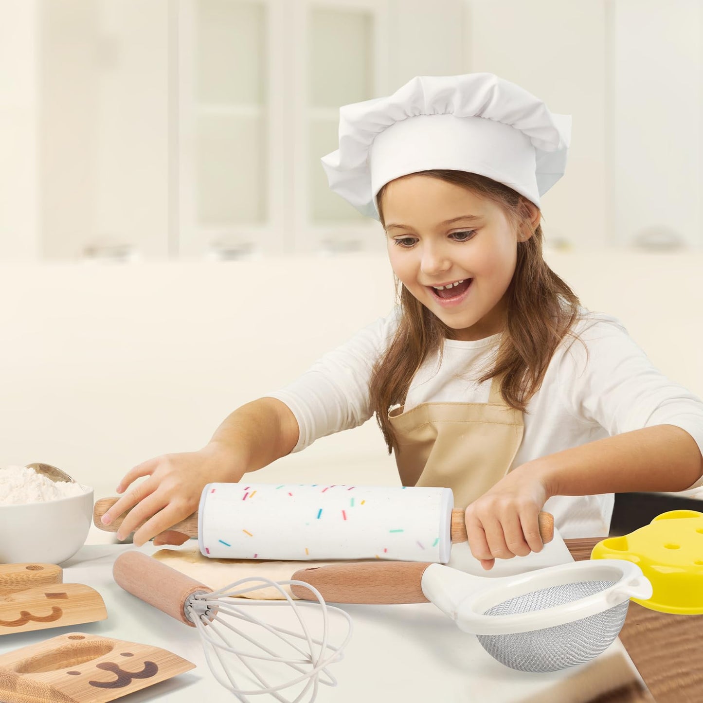 Busy edition 18 PCS Kids Cooking Sets – Montessori Kitchen Tools for Toddlers