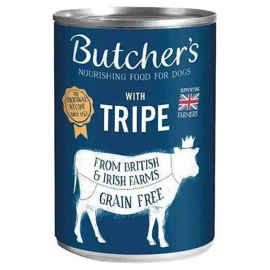Butcher's Tripe Wet Dog Food Tin 400g (Case of 12)
